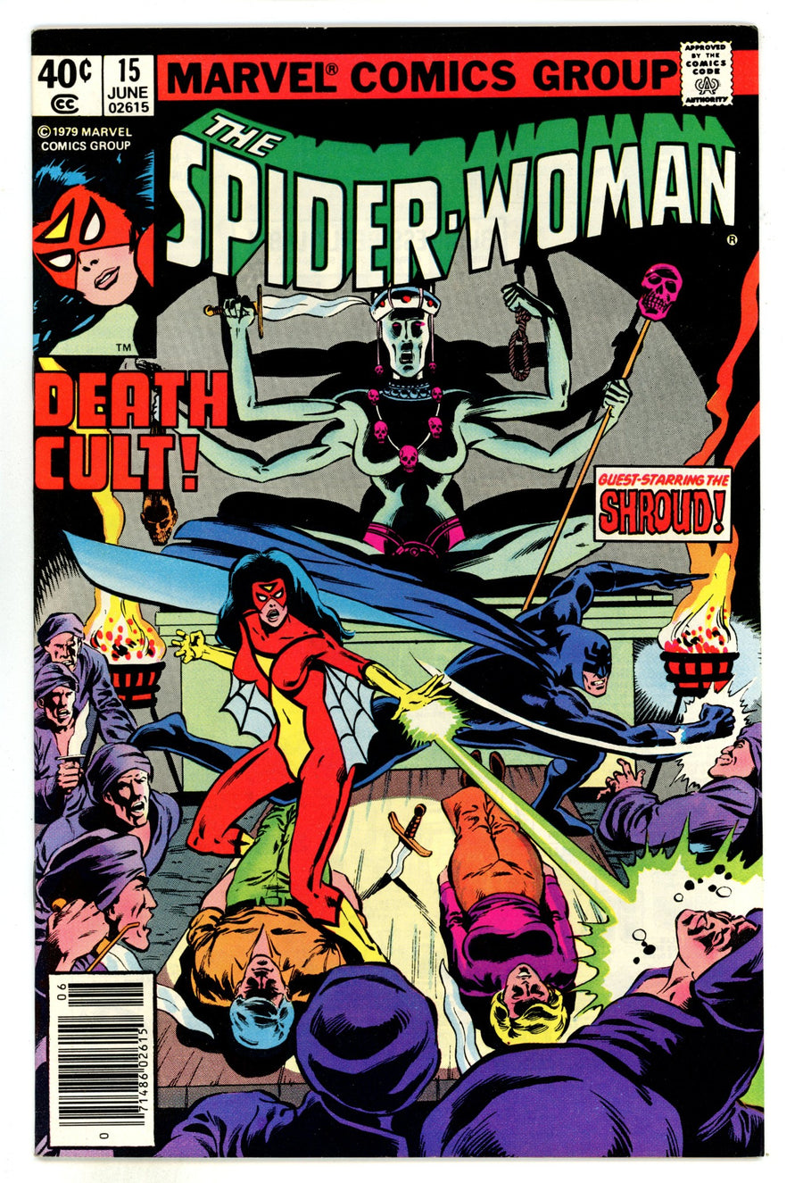 Spider-Woman Vol 1 15  VF+ (8.5)  (1979)  Newsstand  