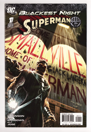 Blackest Night: Superman 1 High Grade (2009)