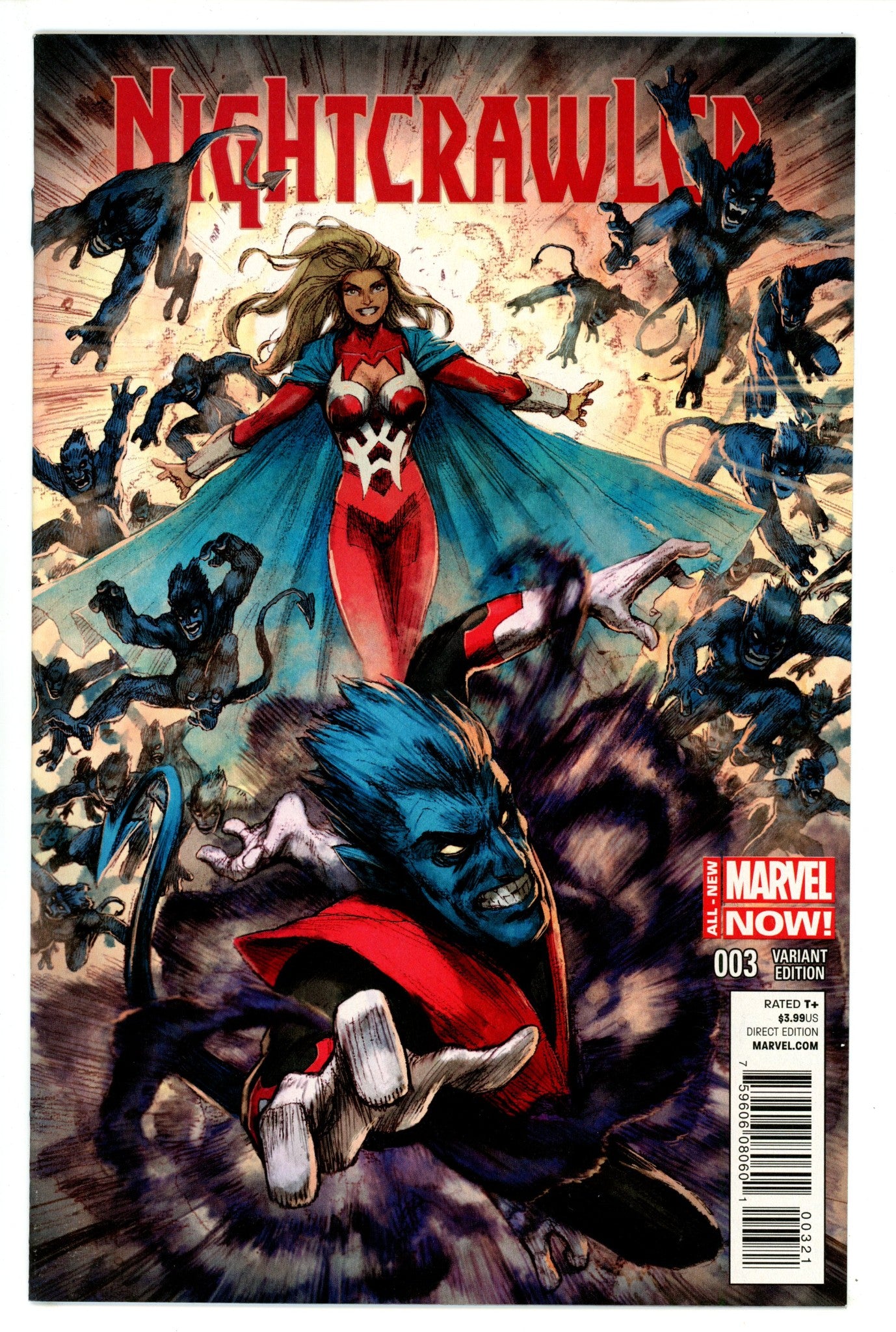 Nightcrawler Vol 4 3 High Grade (2014) Henrichon Incentive Variant 