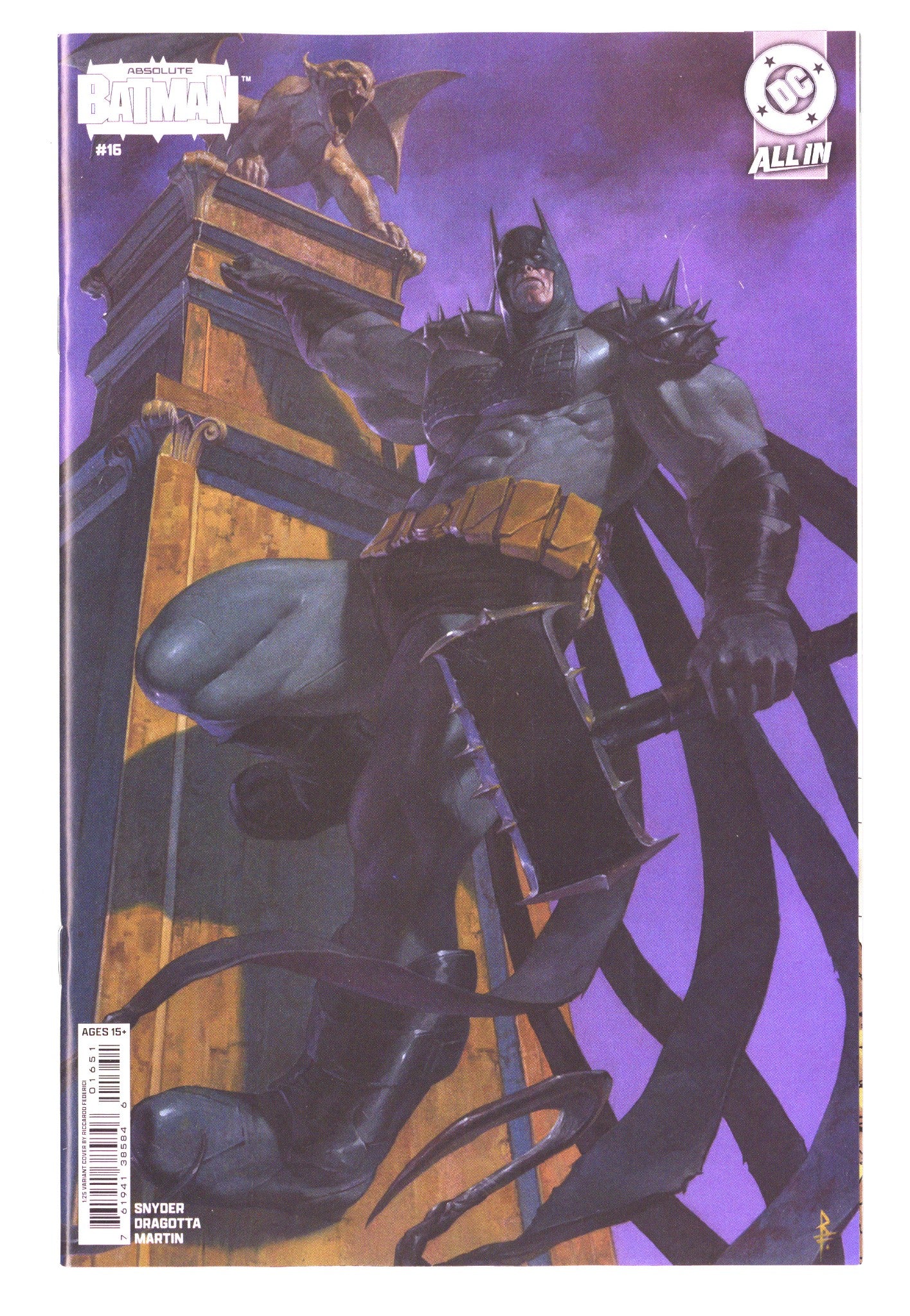 Absolute Batman 16 Federici Incentive NM- (2026)