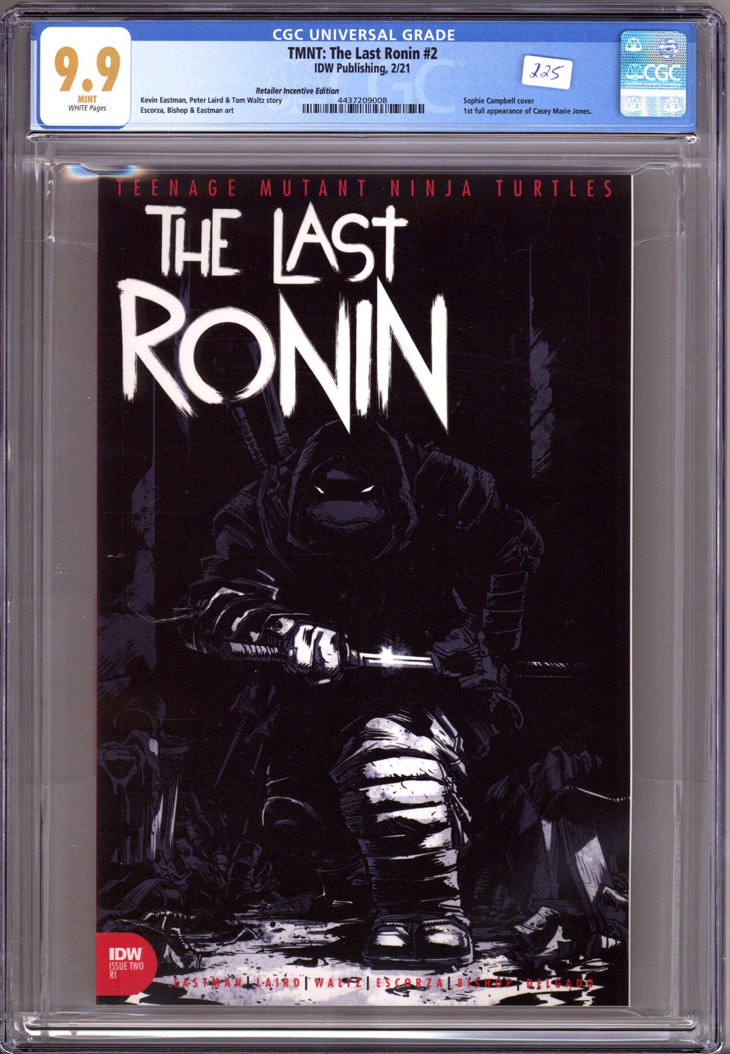 TMNT: The Last Ronin   2 CGC 9.9 (MINT)   (2021) Campbell     Incentive Variant  