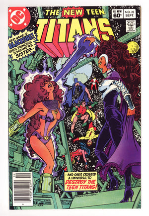 The New Teen Titans Vol 1 23 NM- (9.2) (1982) Newsstand