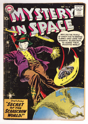 Mystery in Space Vol 1 48 VG- (3.5) Extra Staple, Page Missing (1958)