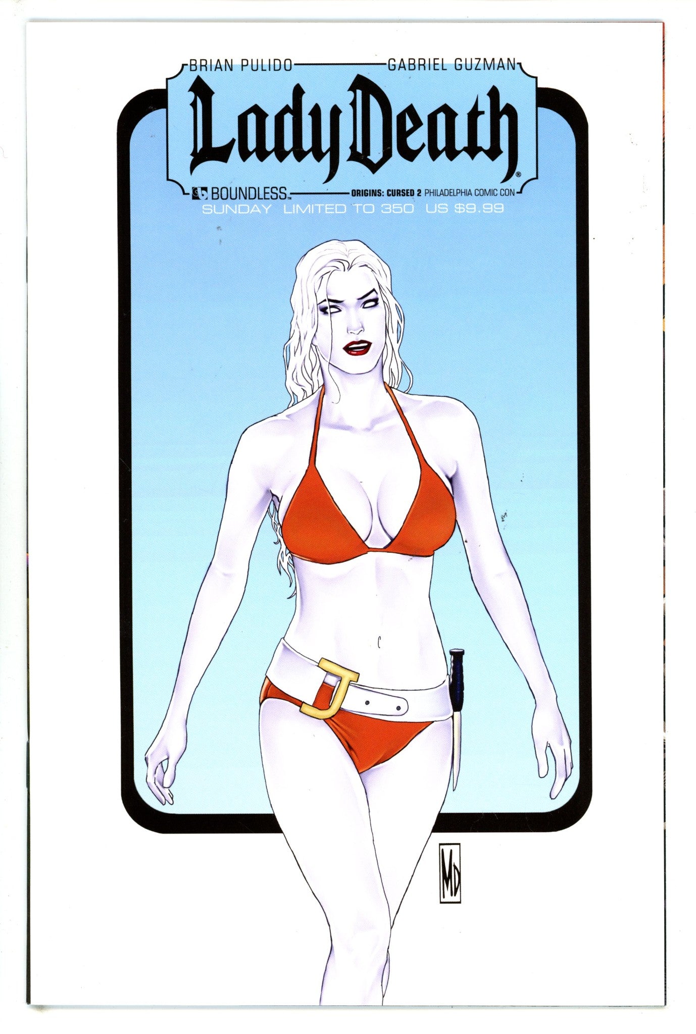 Lady Death: Origins - Cursed 2 Dipascale Variant NM (2012)