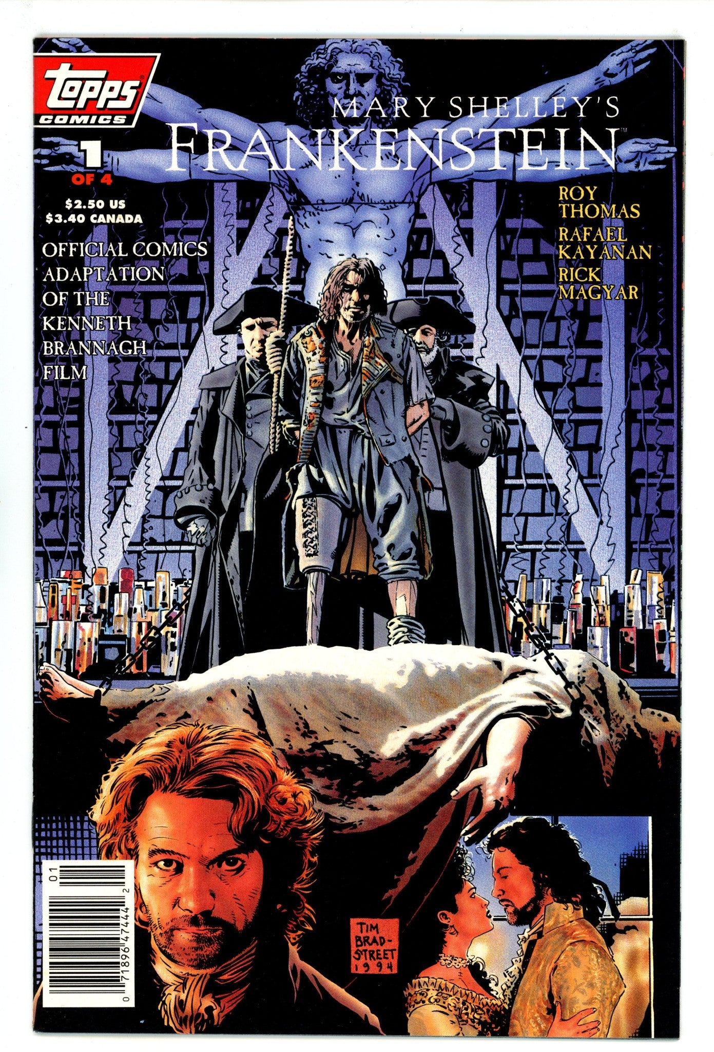 Mary Shelley's Frankenstein 1 NM (9.4) (1994) Newsstand 