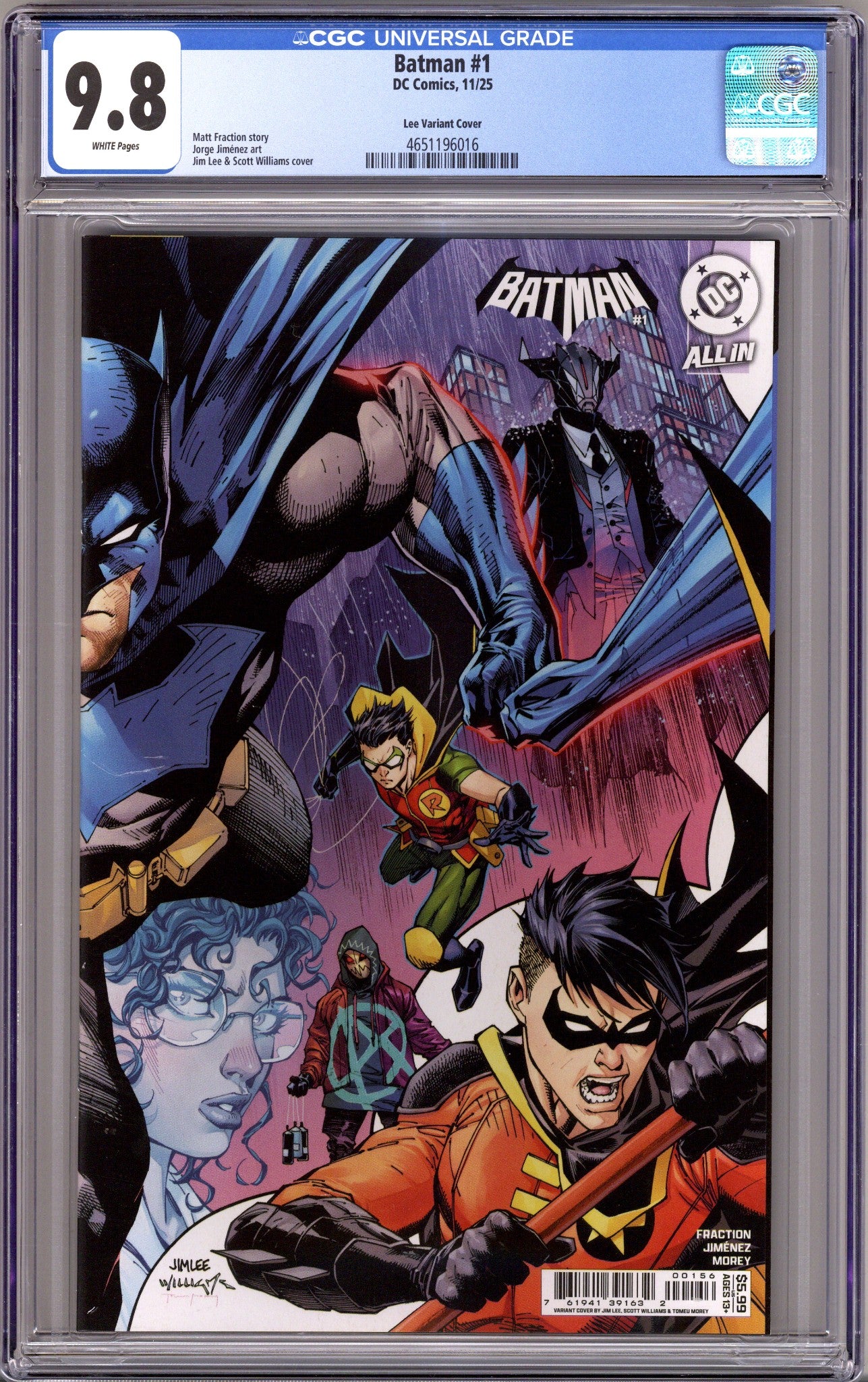 Batman Vol 4 1 CGC 9.8 (NM/M) (2025) Lee Variant 