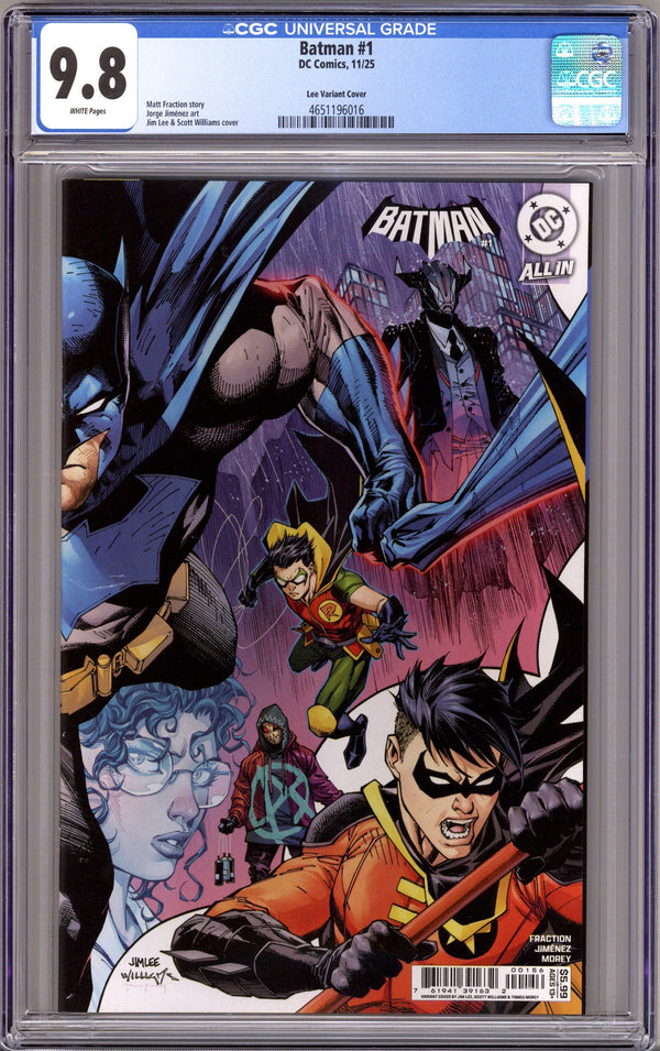 Batman Vol 4 1 CGC 9.8 (NM/M) (2025) Lee Variant