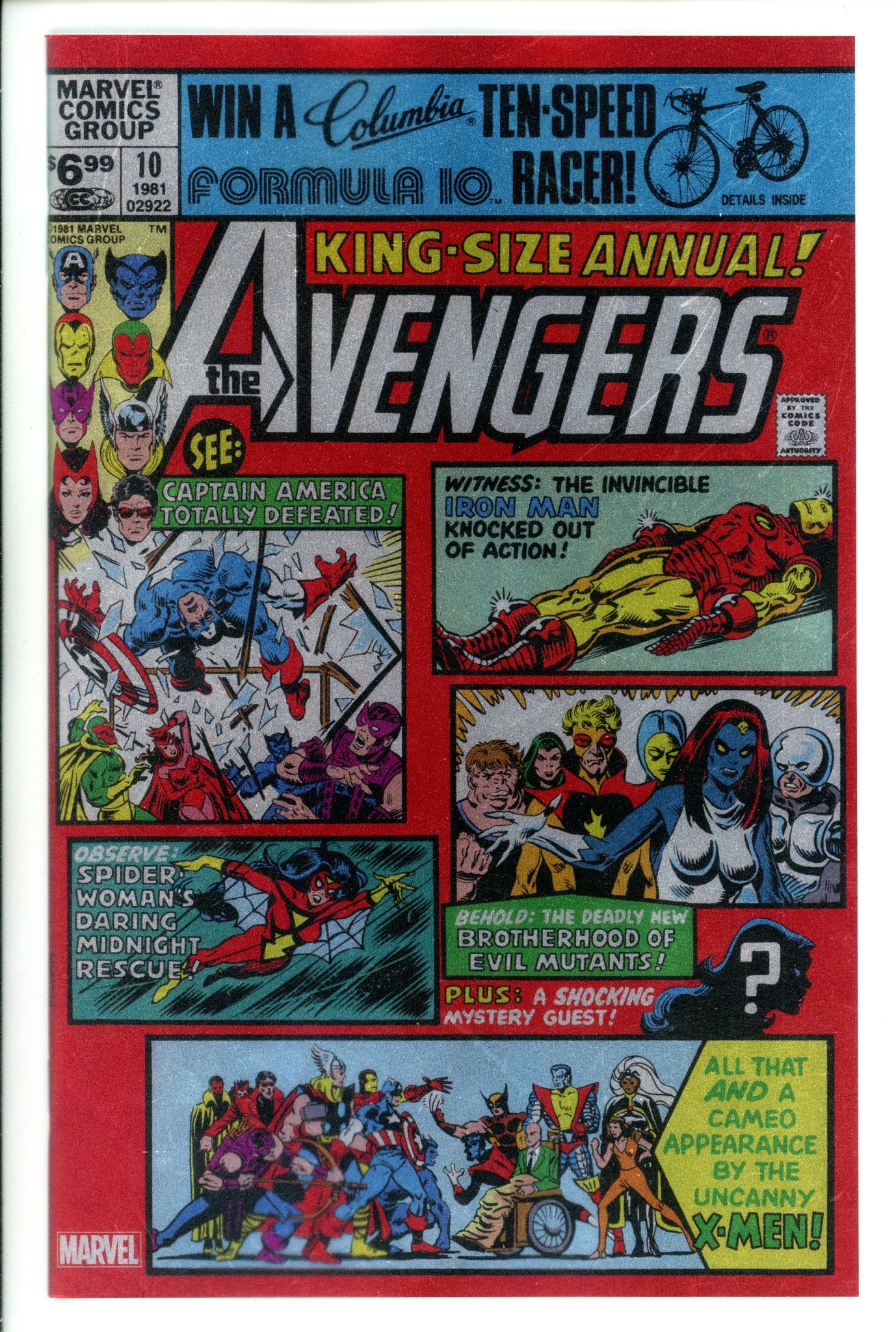 Avengers Annual Vol 1 10 Milgrom Facsimile Foil Variant (2024)