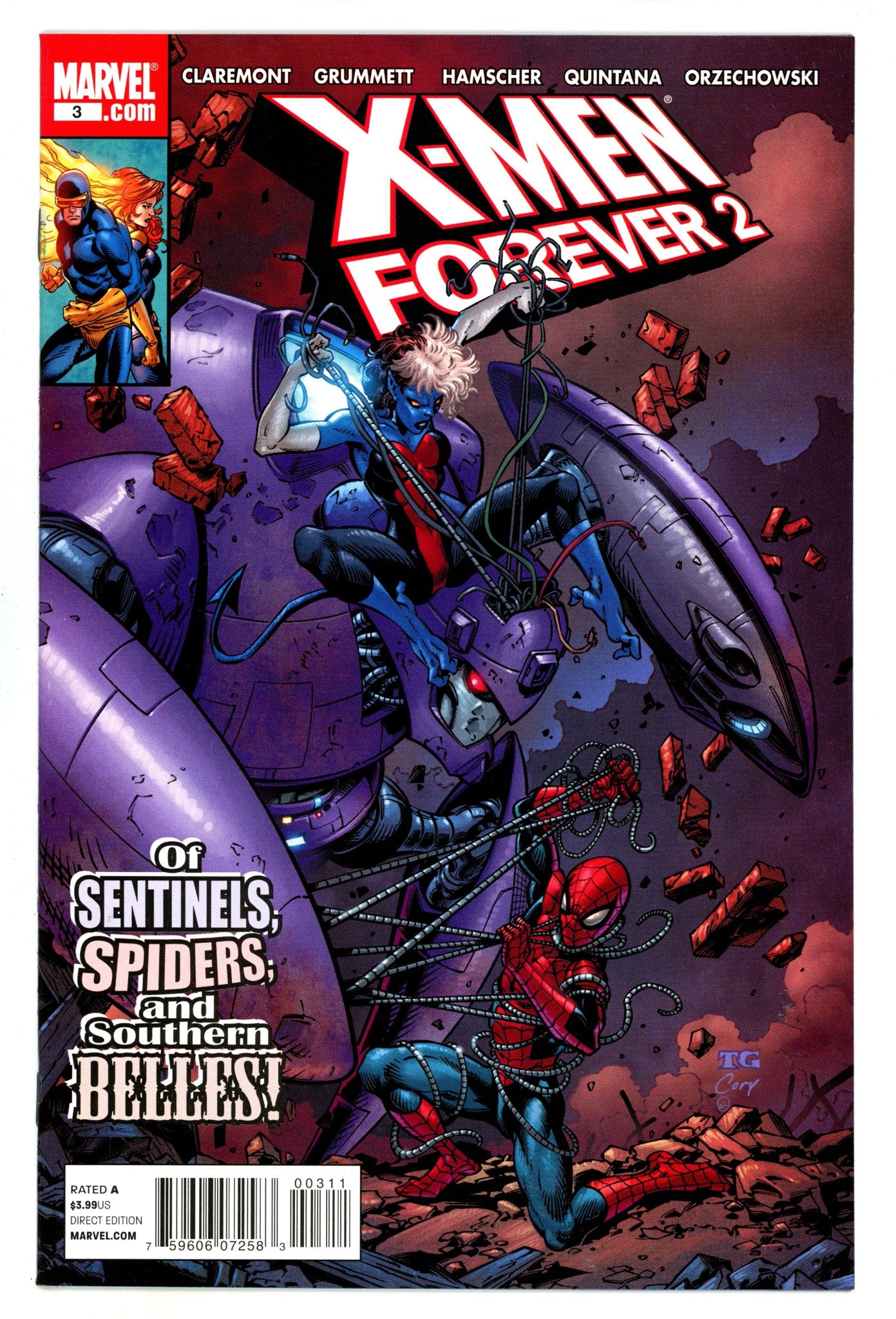 X-Men Forever 2  3  High Grade  (2010)  