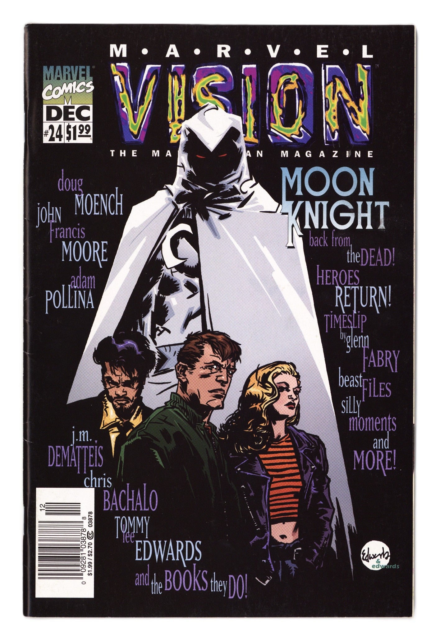 Marvel Vision 24 Low Grade (1997) Newsstand 