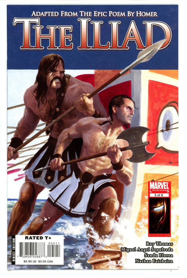 Marvel Illustrated: The Iliad 5 NM- (9.2) (2008)
