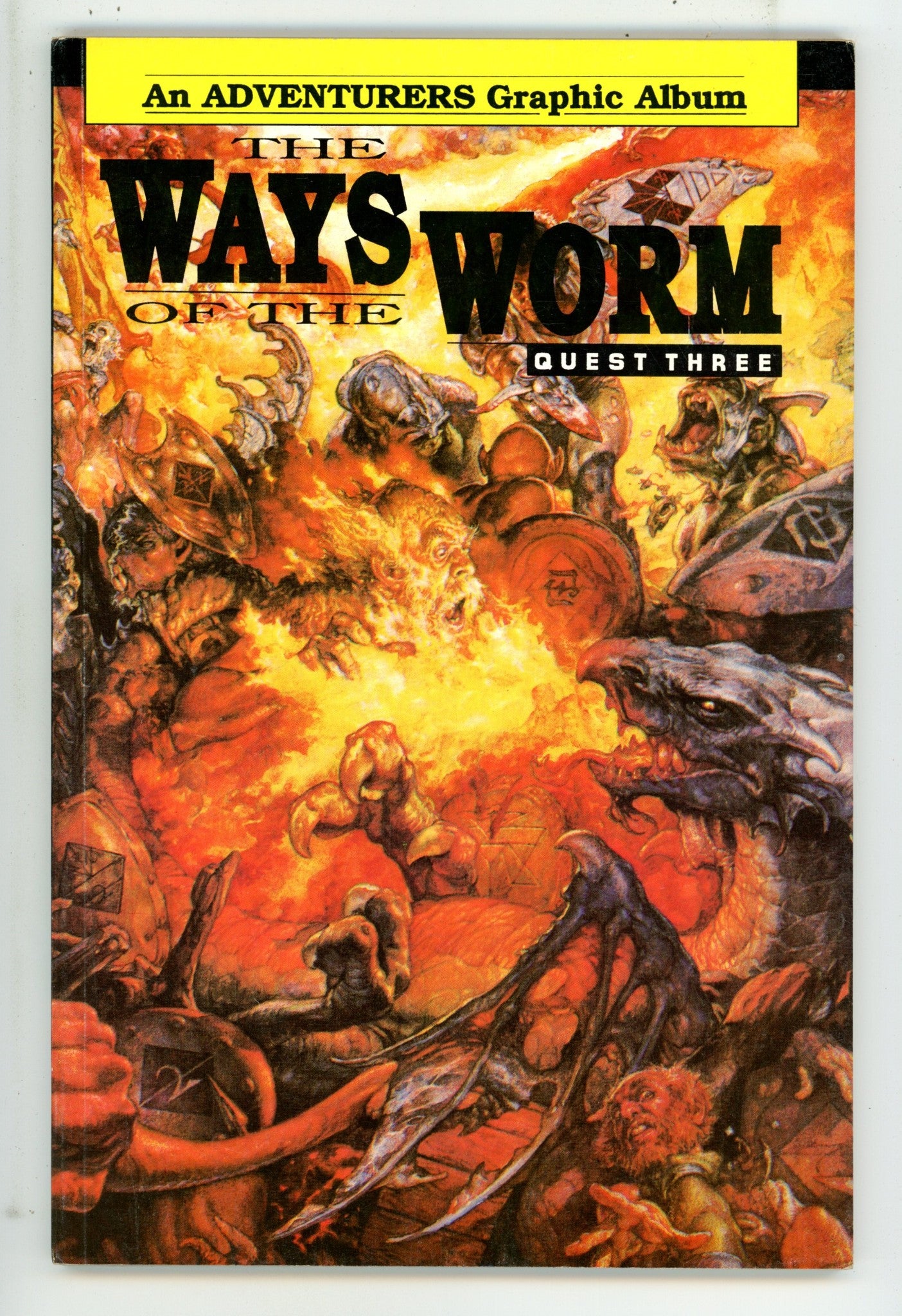 Adventurers: The Ways of the Worm: Quest Three TPB [nn] Mid Grade (1990) 