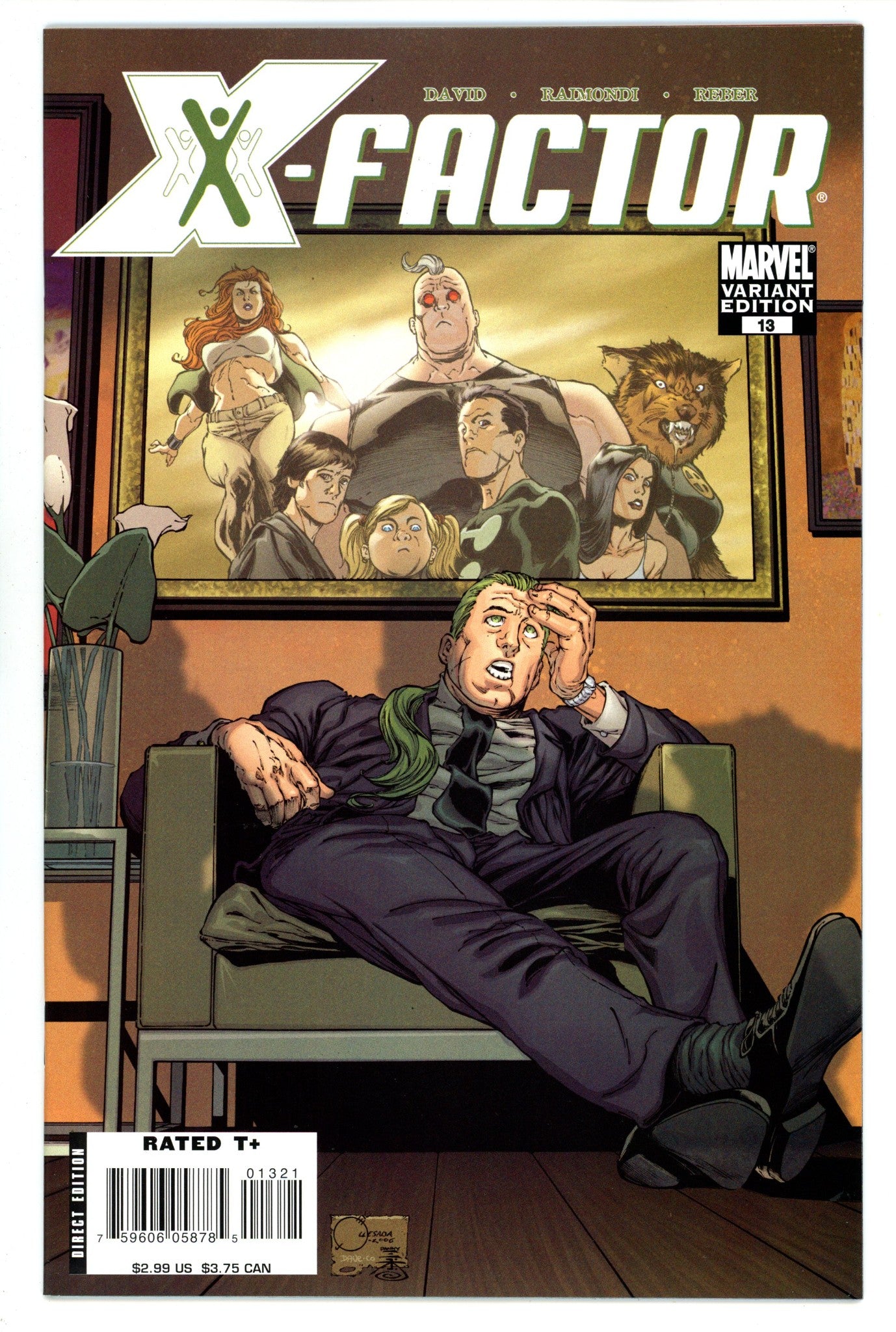 X-Factor Vol 3 13 High Grade (2007) Quesada Variant 