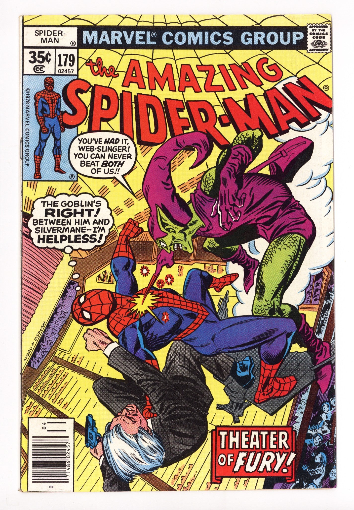 The Amazing Spider-Man Vol 1 179 VF- (7.5) (1978) 