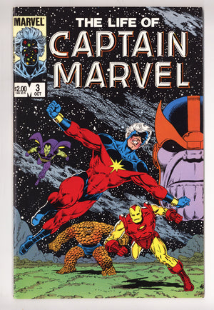The Life of Captain Marvel Vol 1 3 High Grade (1985)