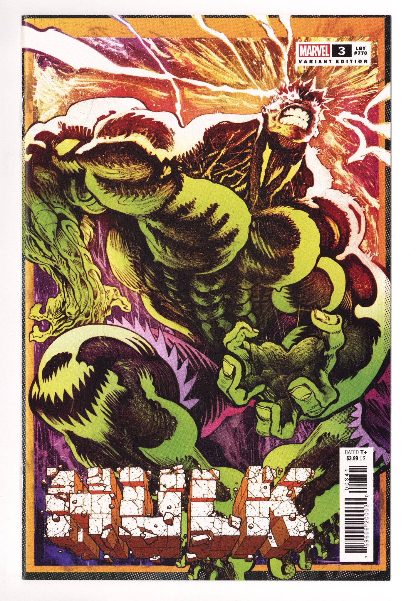 Hulk Vol 4 3 (770) NM- (9.2) (2022) Moore Incentive Variant 
