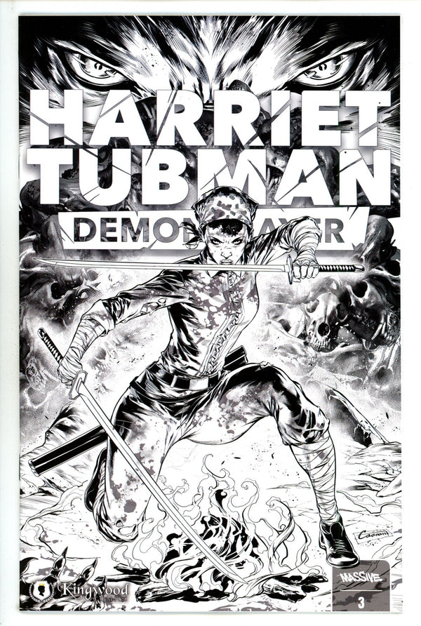 Harriet Tubman: Demon Slayer 3 VF/NM (9.0) (2023) White B&W Incentive Variant