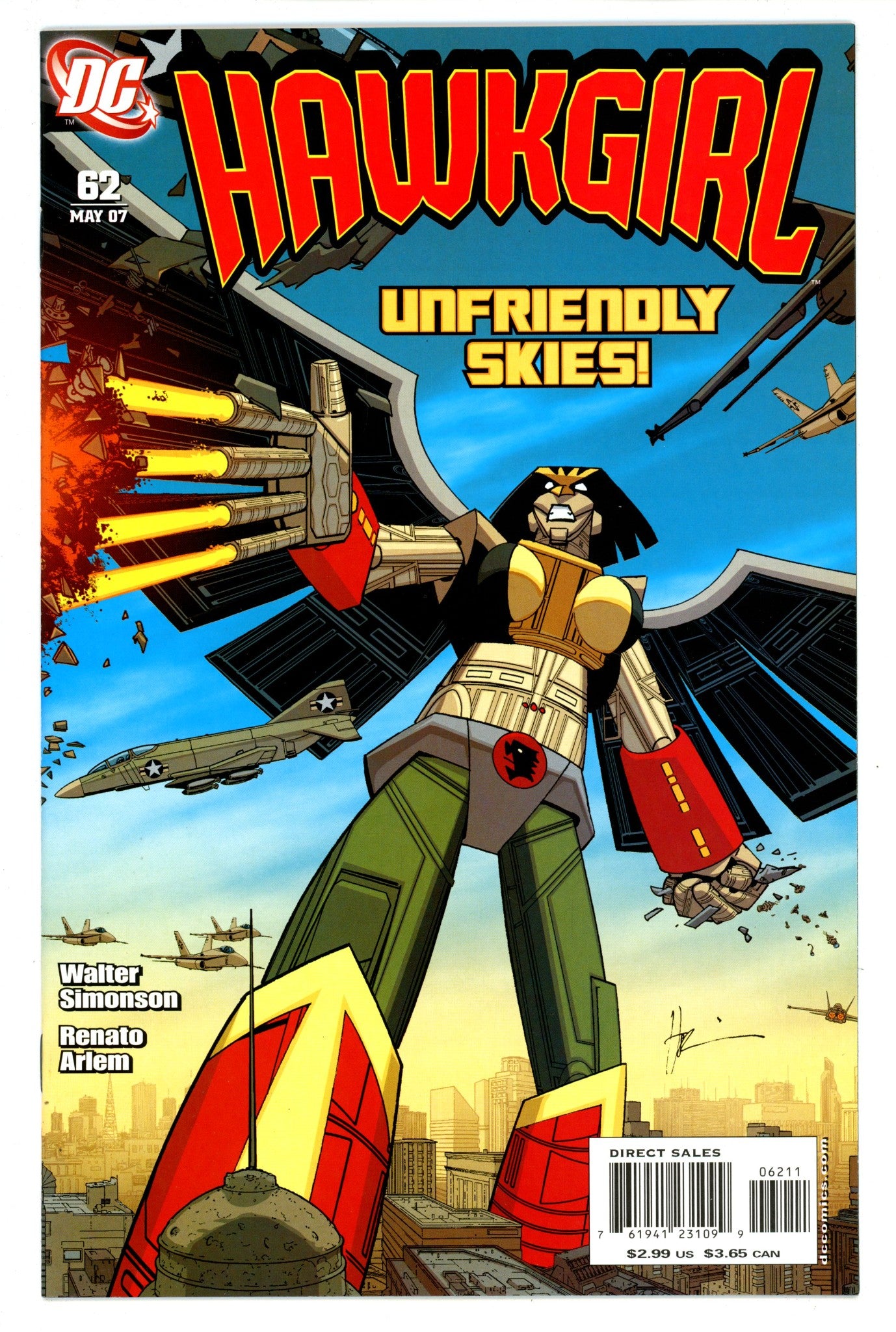 Hawkgirl Vol 1 62 High Grade (2007) 