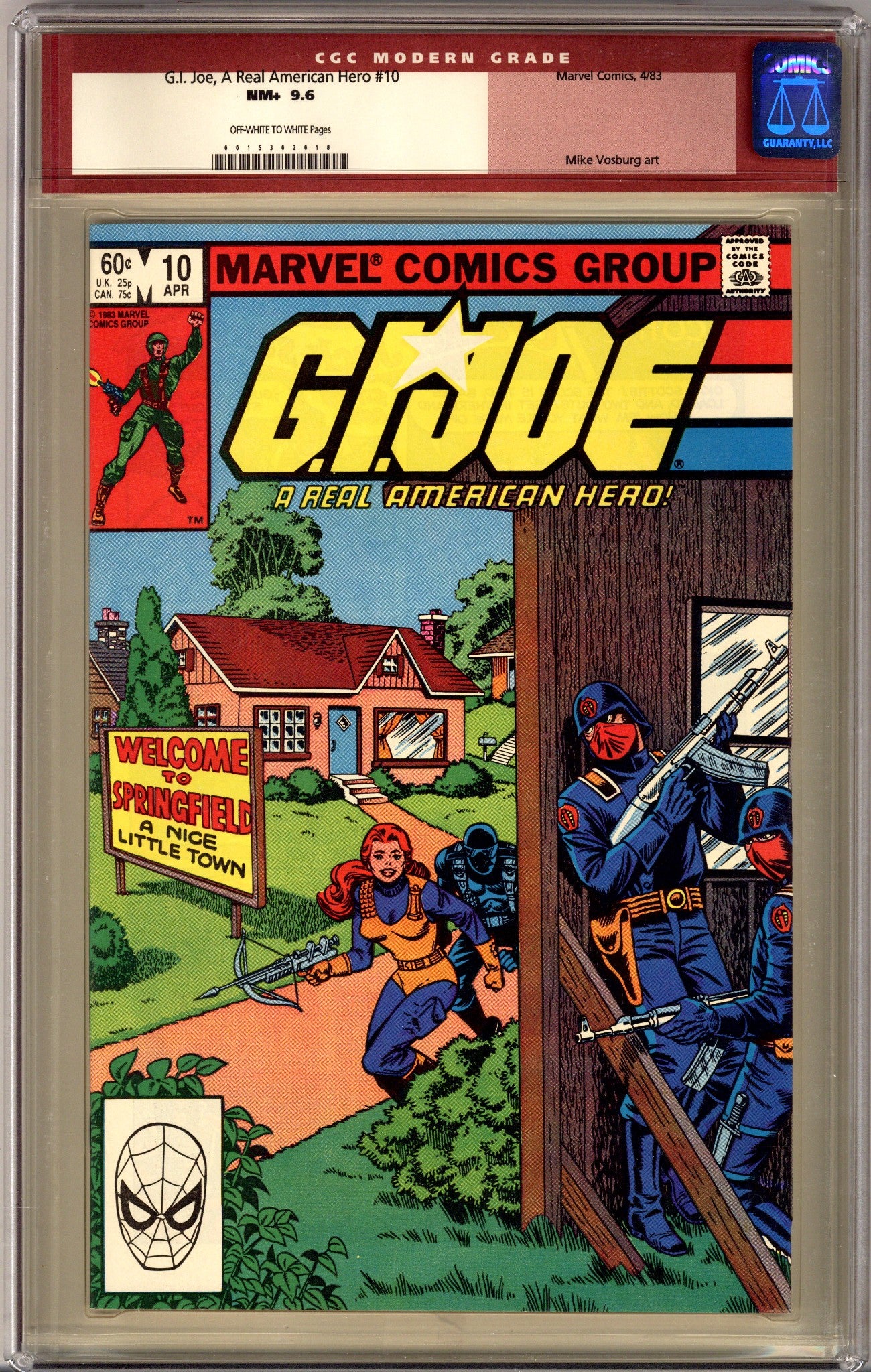 G.I. Joe, A Real American Hero 10 CGC 9.6 (NM+) (1983) 
