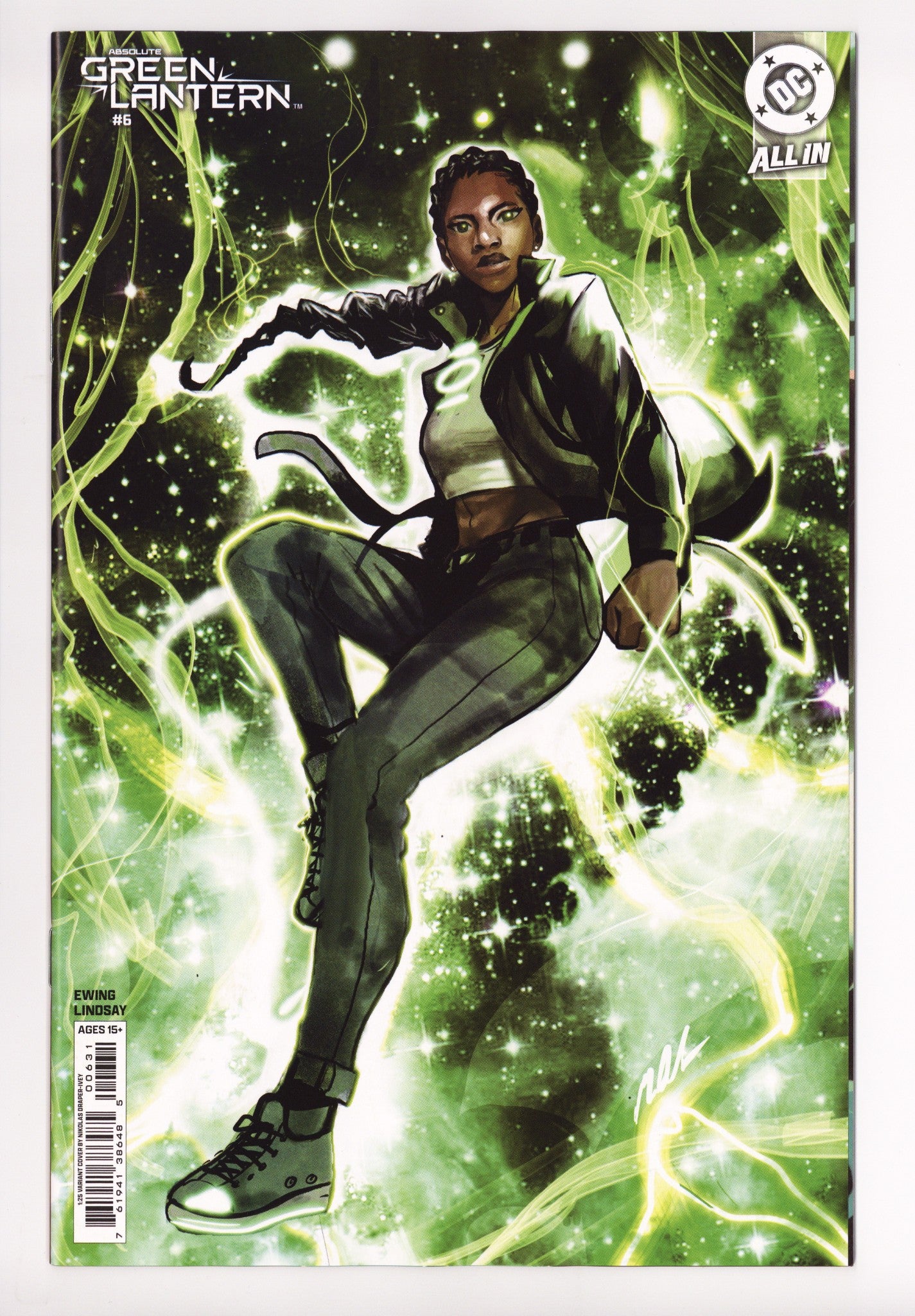 Absolute Green Lantern 6 Draper-Ivey Incentive NM (2025)