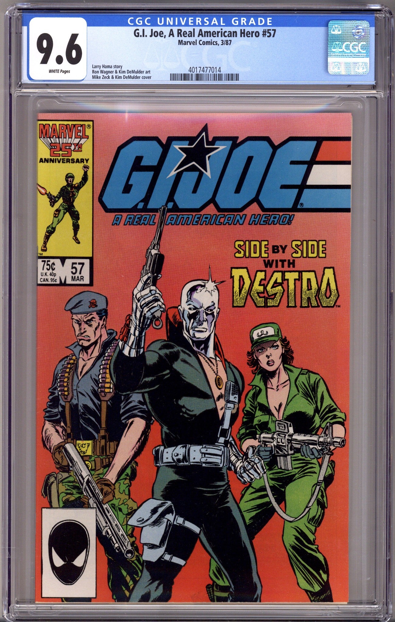 G.I. Joe, A Real American Hero 57 CGC 9.6 (NM+) (1987) 