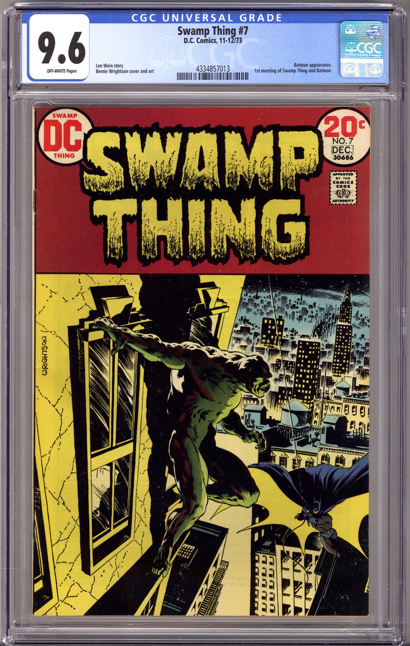 Swamp Thing Vol 1 7 CGC 9.6 (NM+) (1973) 