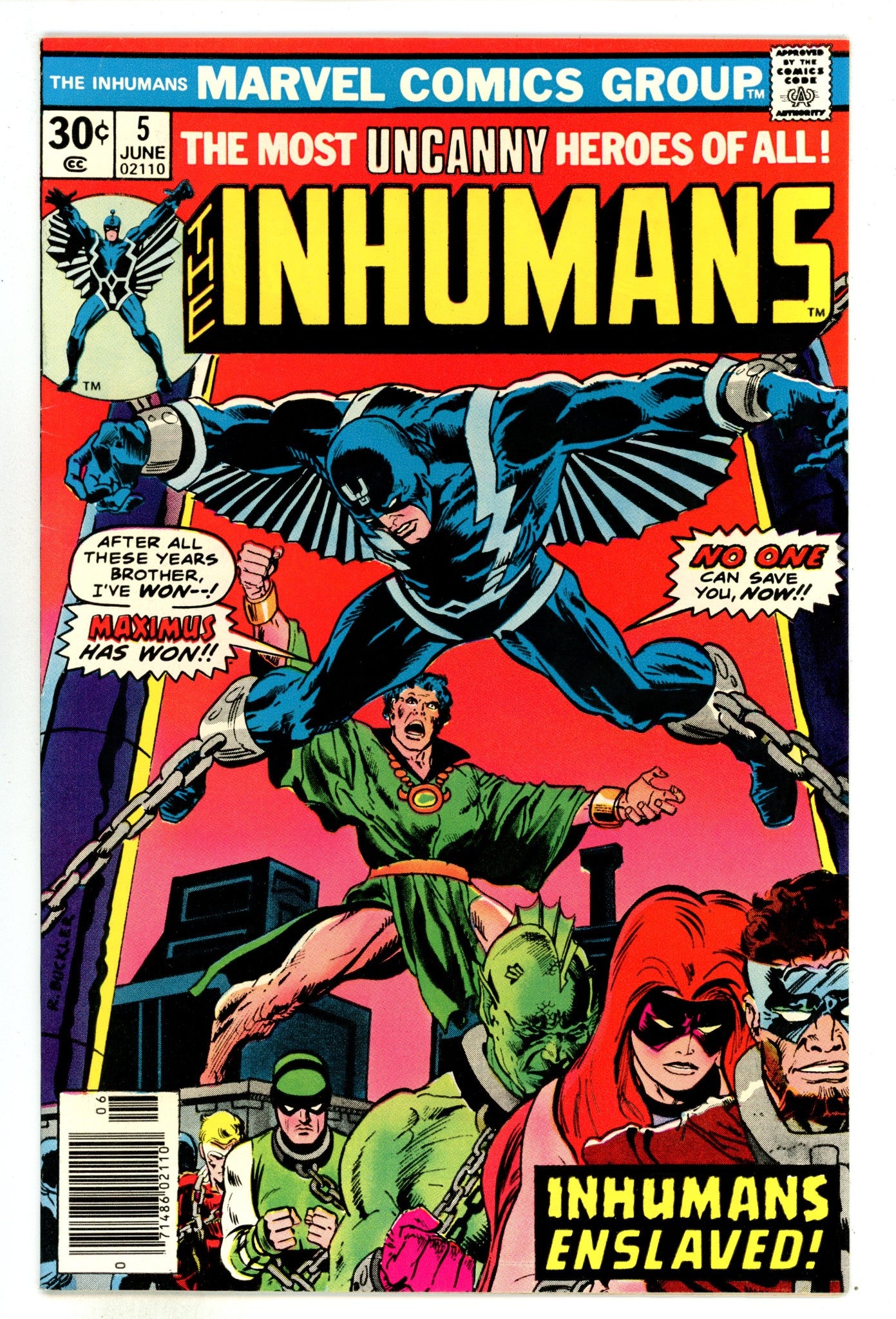 The Inhumans Vol 1 5 VF- (7.5) (1976) 
