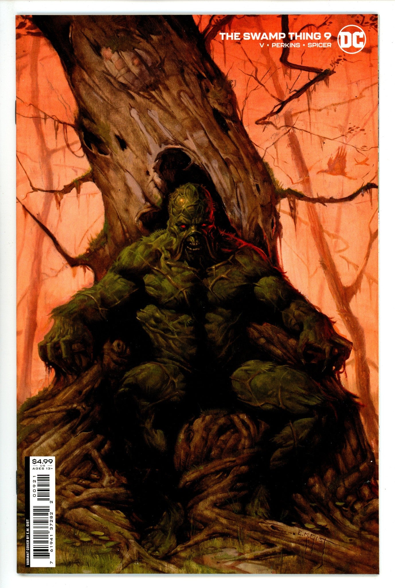 The Swamp Thing Vol 7 9 High Grade (2022) Gist Variant 