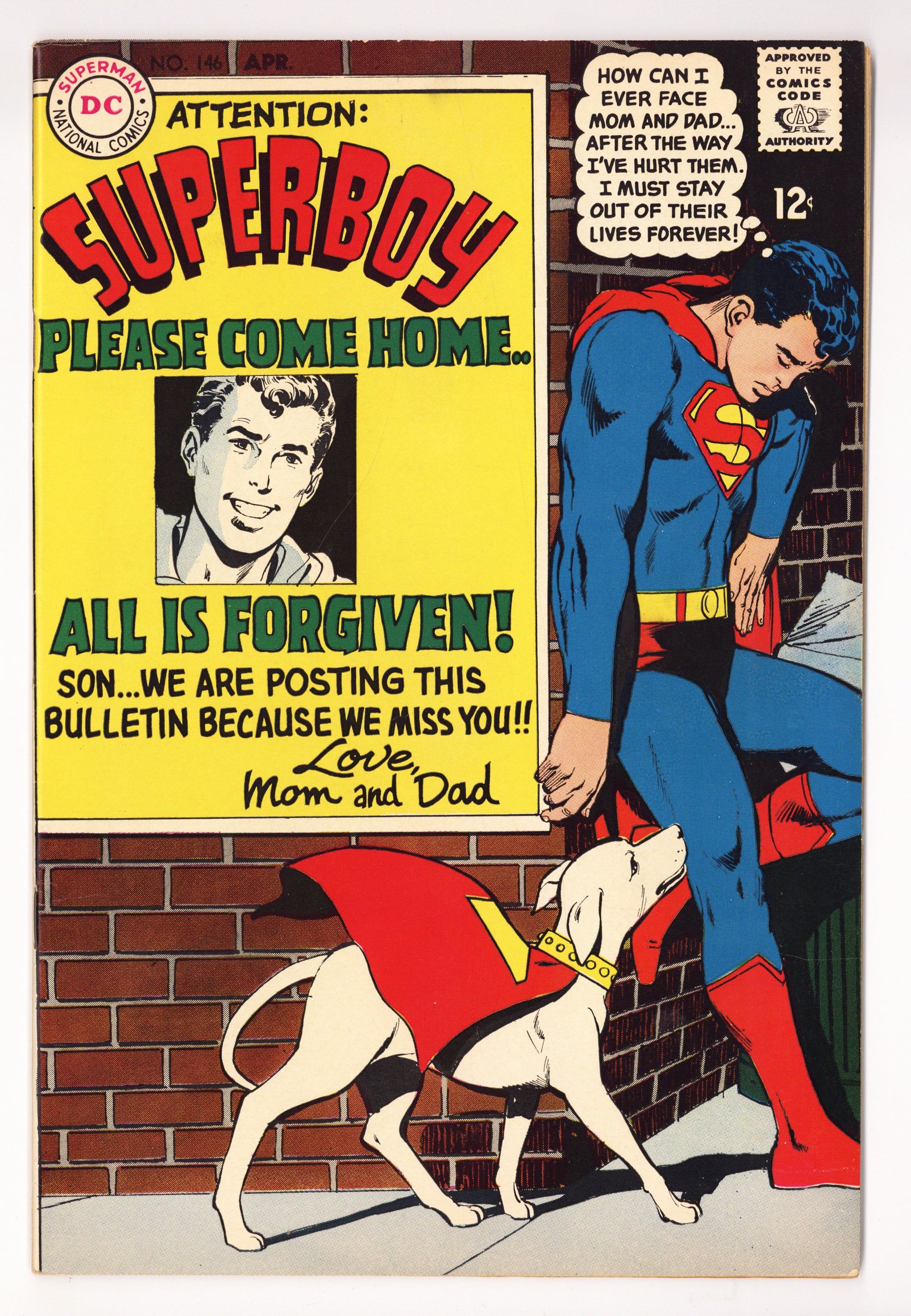 Superboy Vol 1 146 FN/VF (7.0) (1968) 