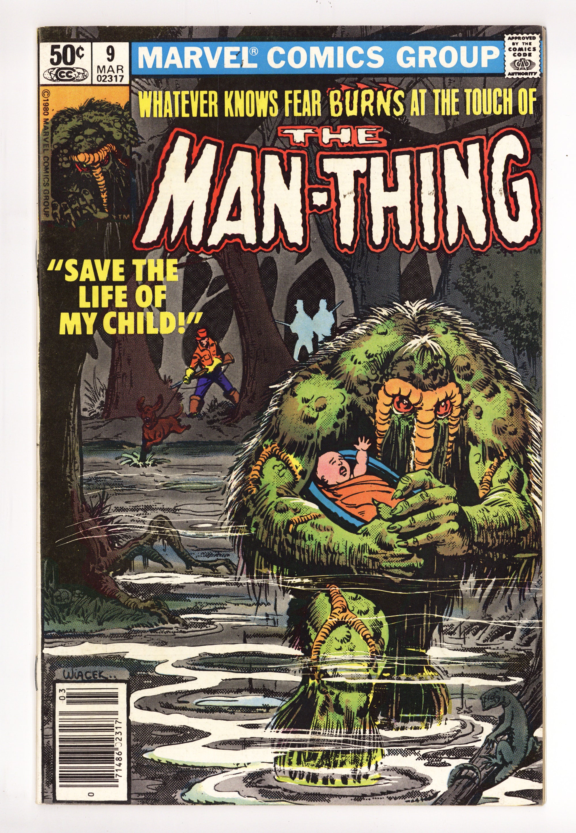 Man-Thing Vol 2 9 High Grade (1981) 