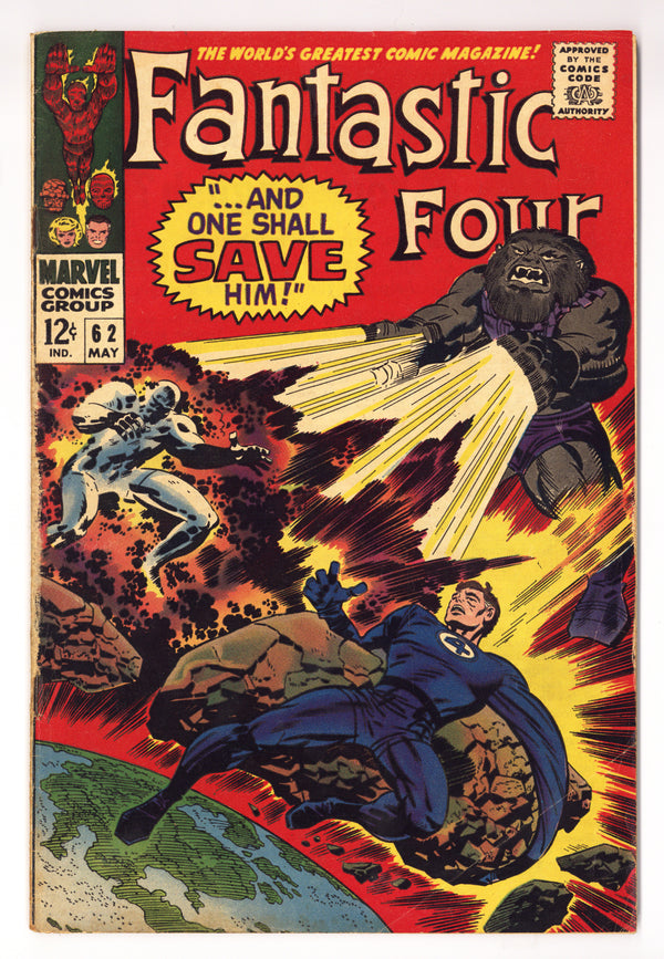 Fantastic Four Vol 1 62  VG- (3.5)   (1967)