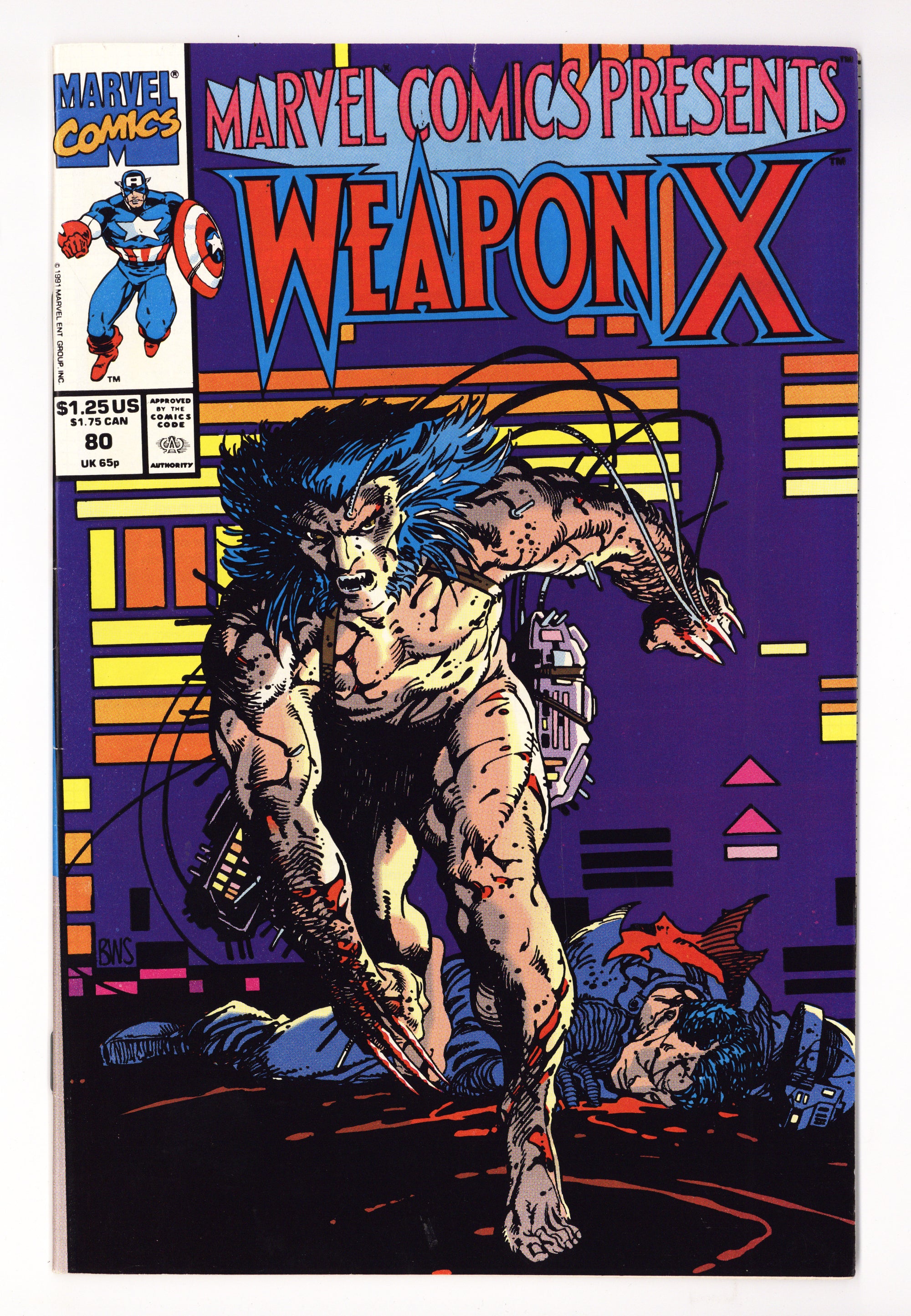 Marvel Comics Presents Vol 1 80  Mid Grade   (1991)        