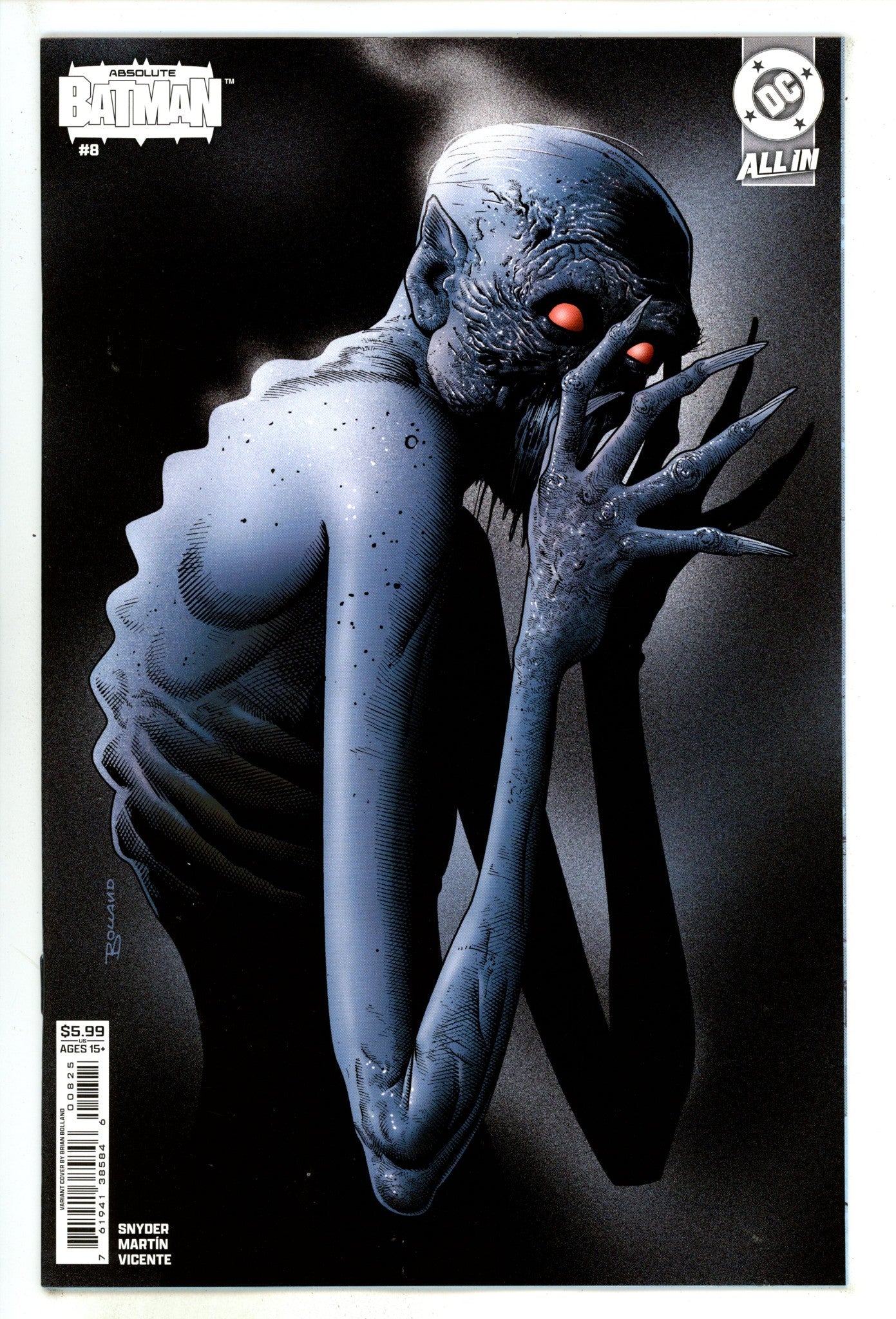 Absolute Batman 8 Bolland Variant (2025)