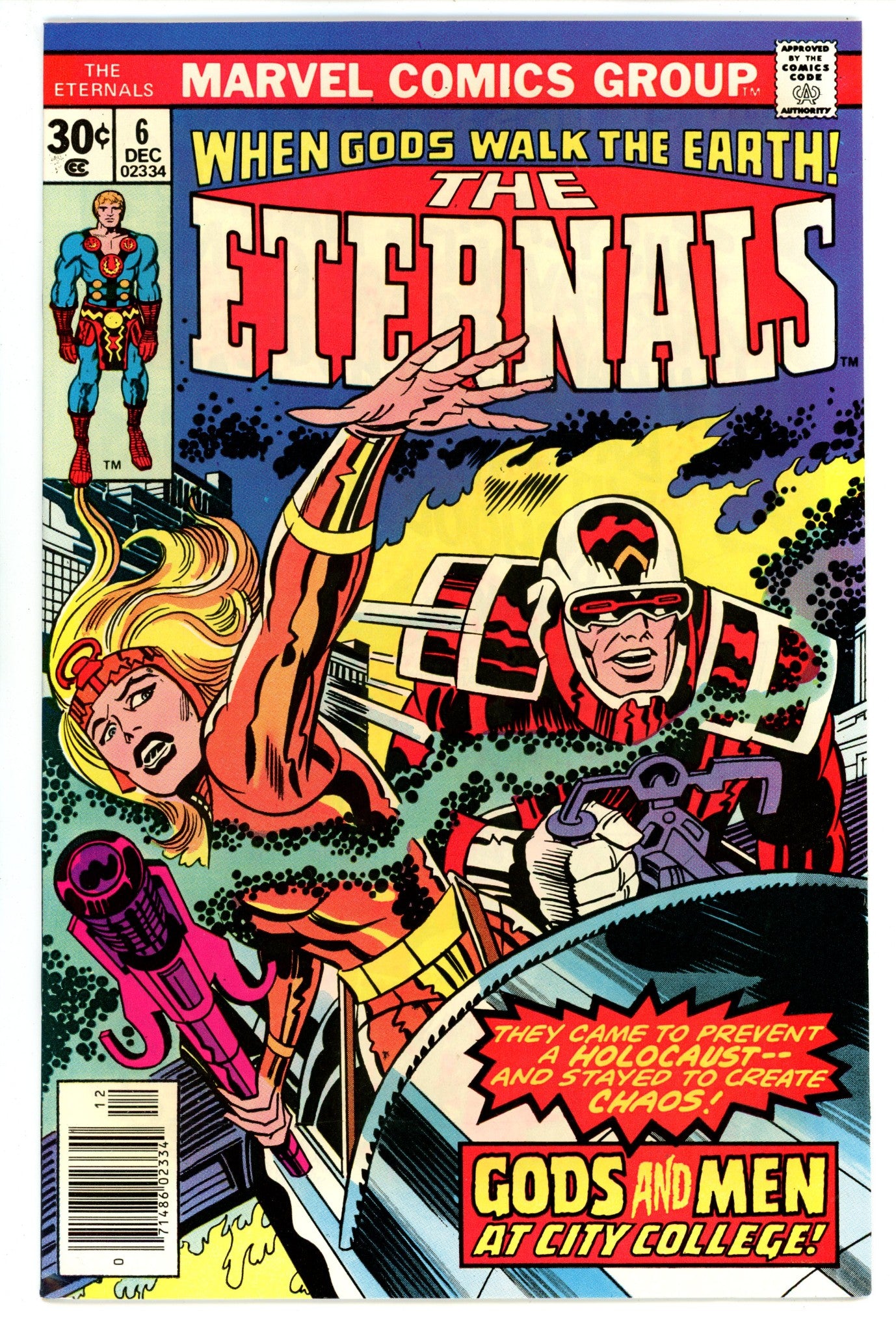 The Eternals Vol 1 6  VF+ (8.5)  (1976)   