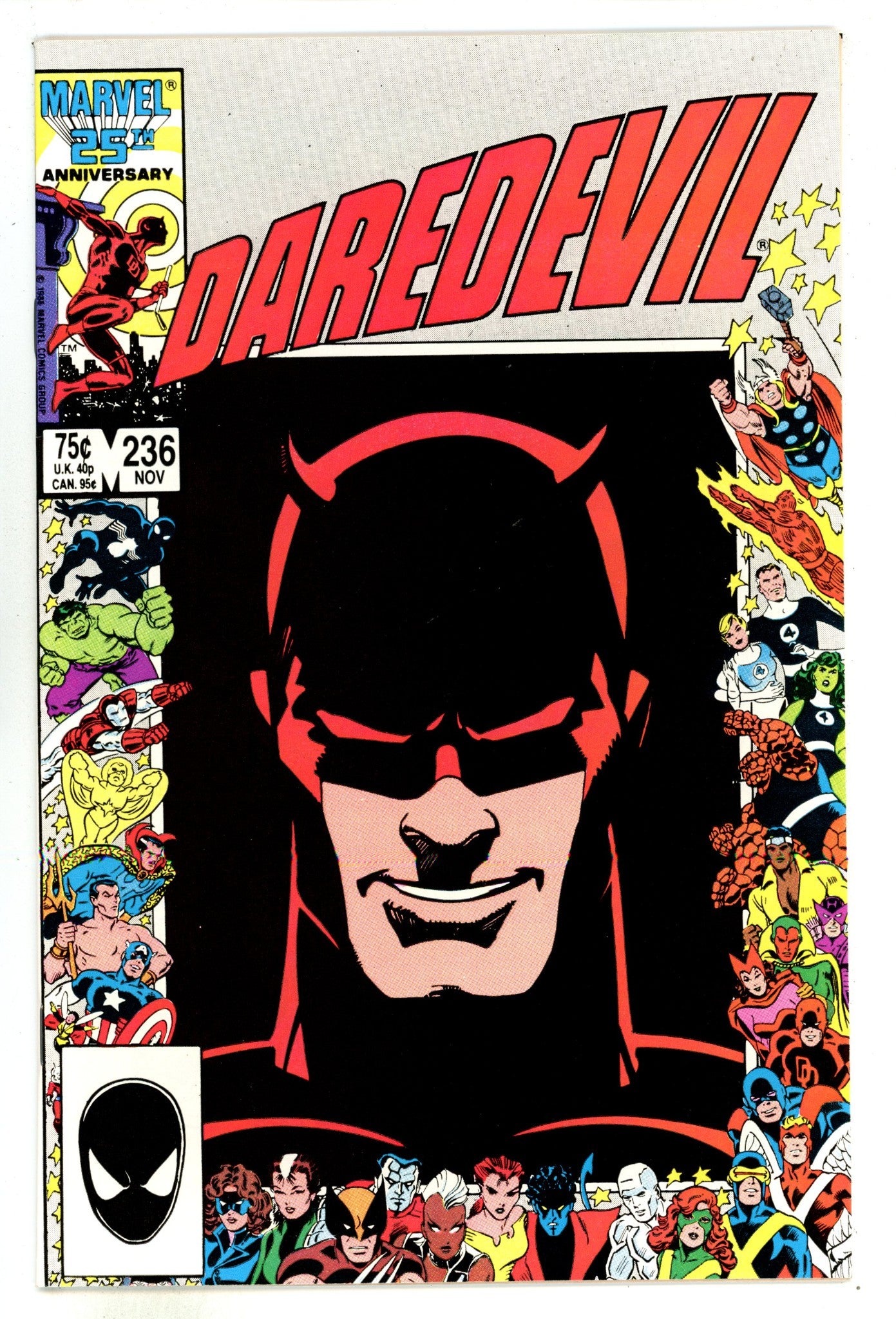 Daredevil Vol 1 236 VF+ (8.5) (1986) 
