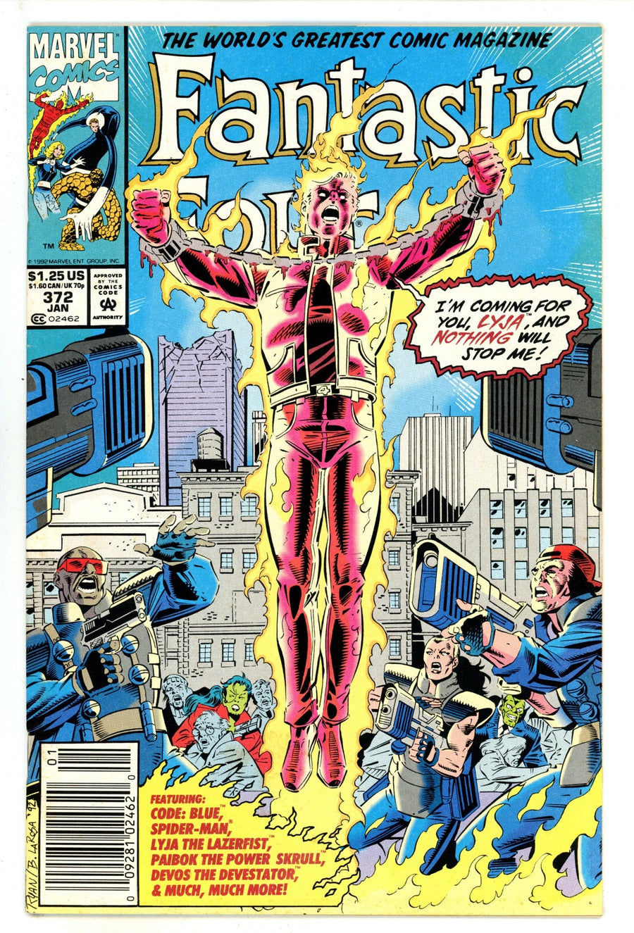 Fantastic Four Vol 1 372  Mid Grade   (1993)   Newsstand