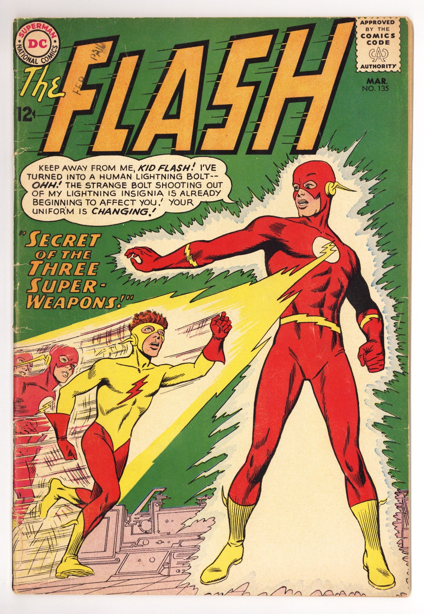 The Flash Vol 1 135 GD/VG (3.0) (1963) 