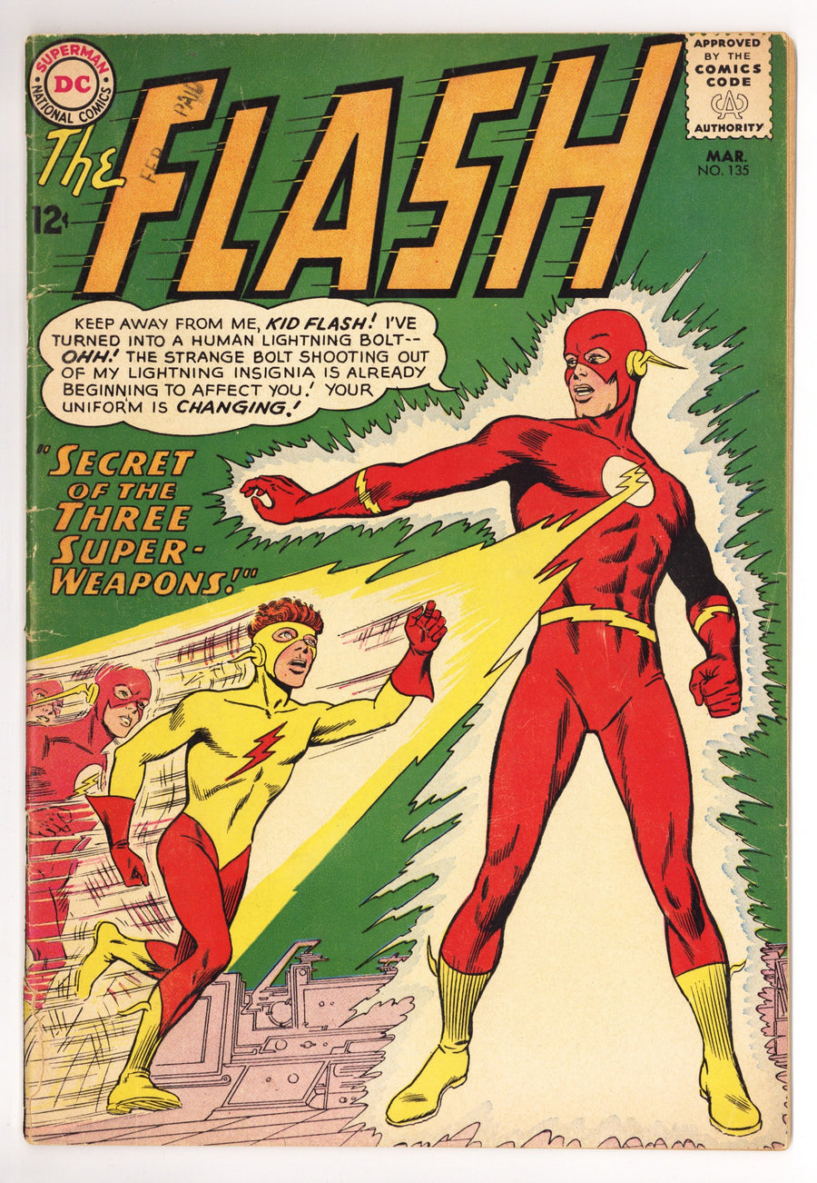The Flash Vol 1 135 GD/VG (3.0) (1963) 