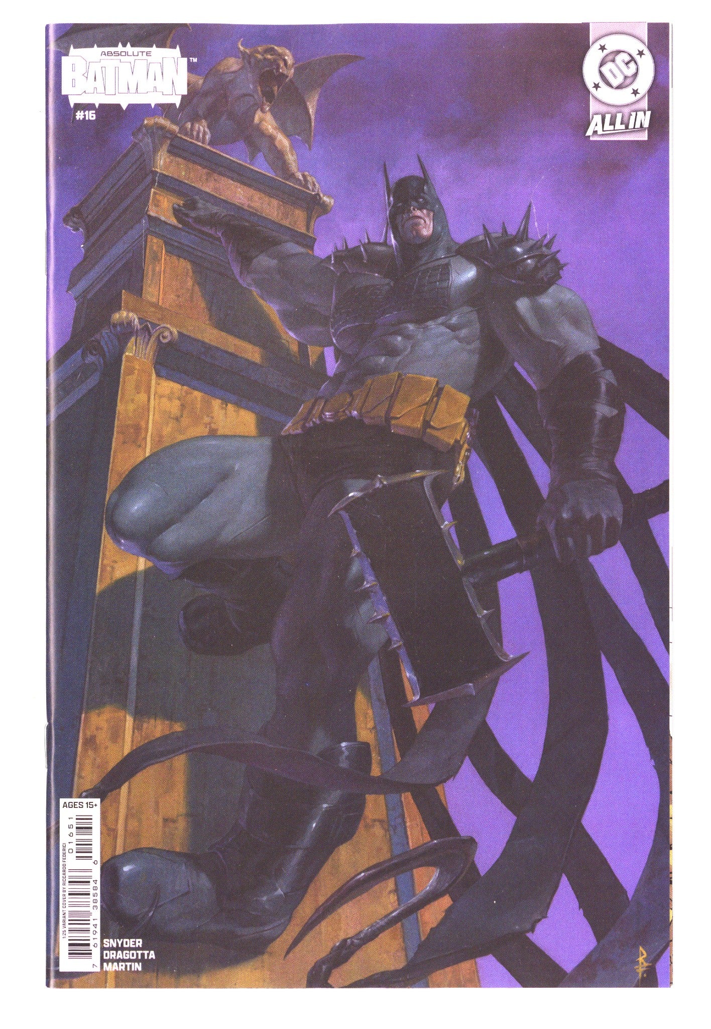 Absolute Batman 16 Federici Incentive NM (2026)