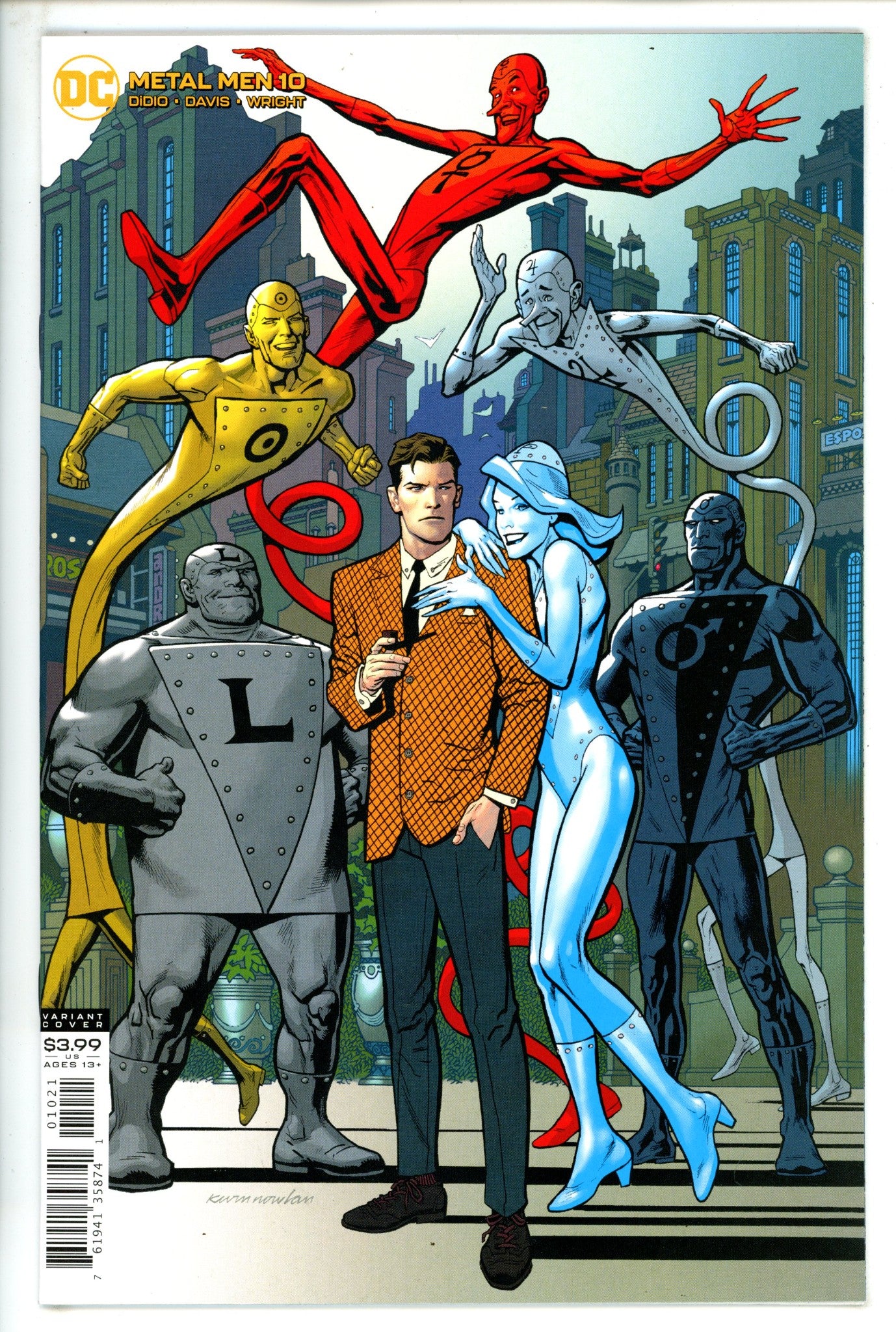 Metal Men Vol 4 10 High Grade (2020) Nowlan Variant 