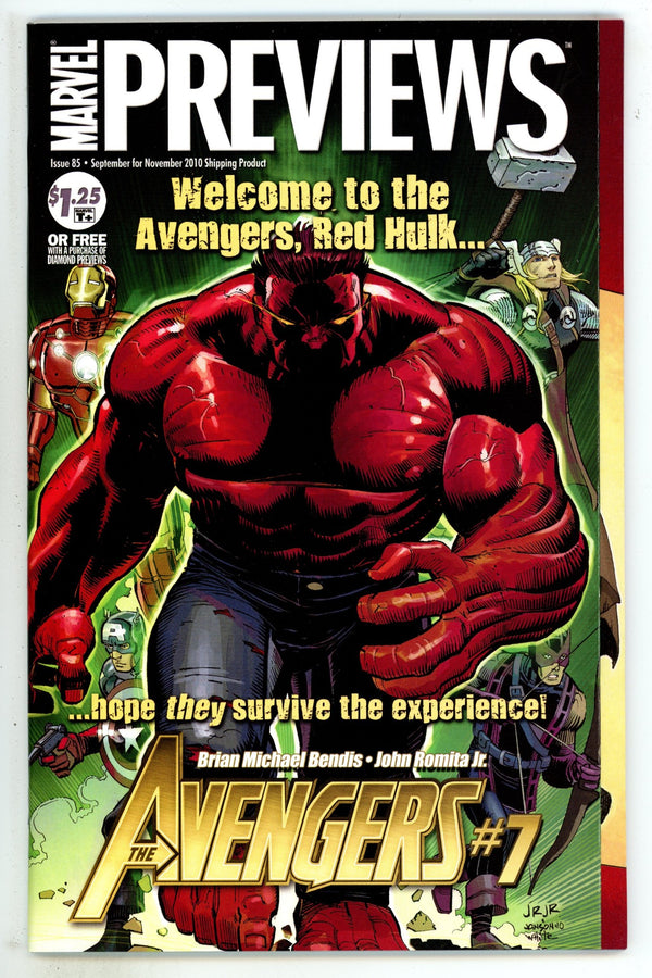 Marvel Previews Vol 1 85 High Grade (2010)