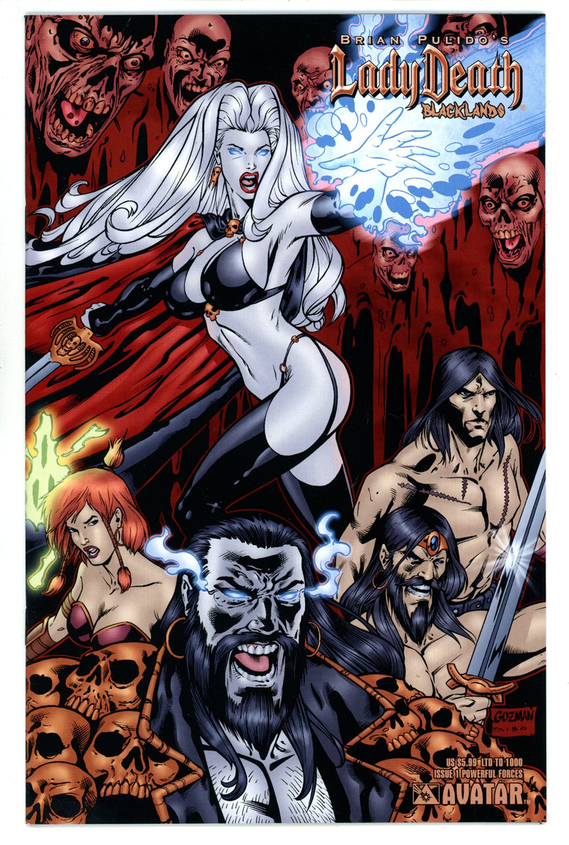 Brian Pulido's Lady Death: Blacklands 1 High Grade (2006) Guzman Variant 
