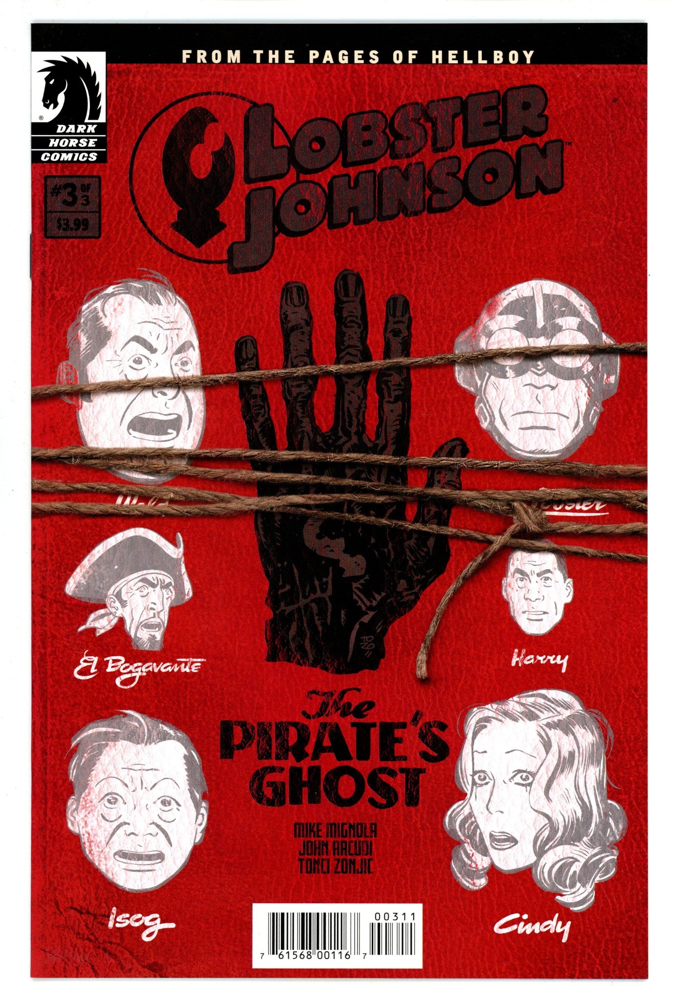 Lobster Johnson: The Pirate's Ghost 3 High Grade (2017) 