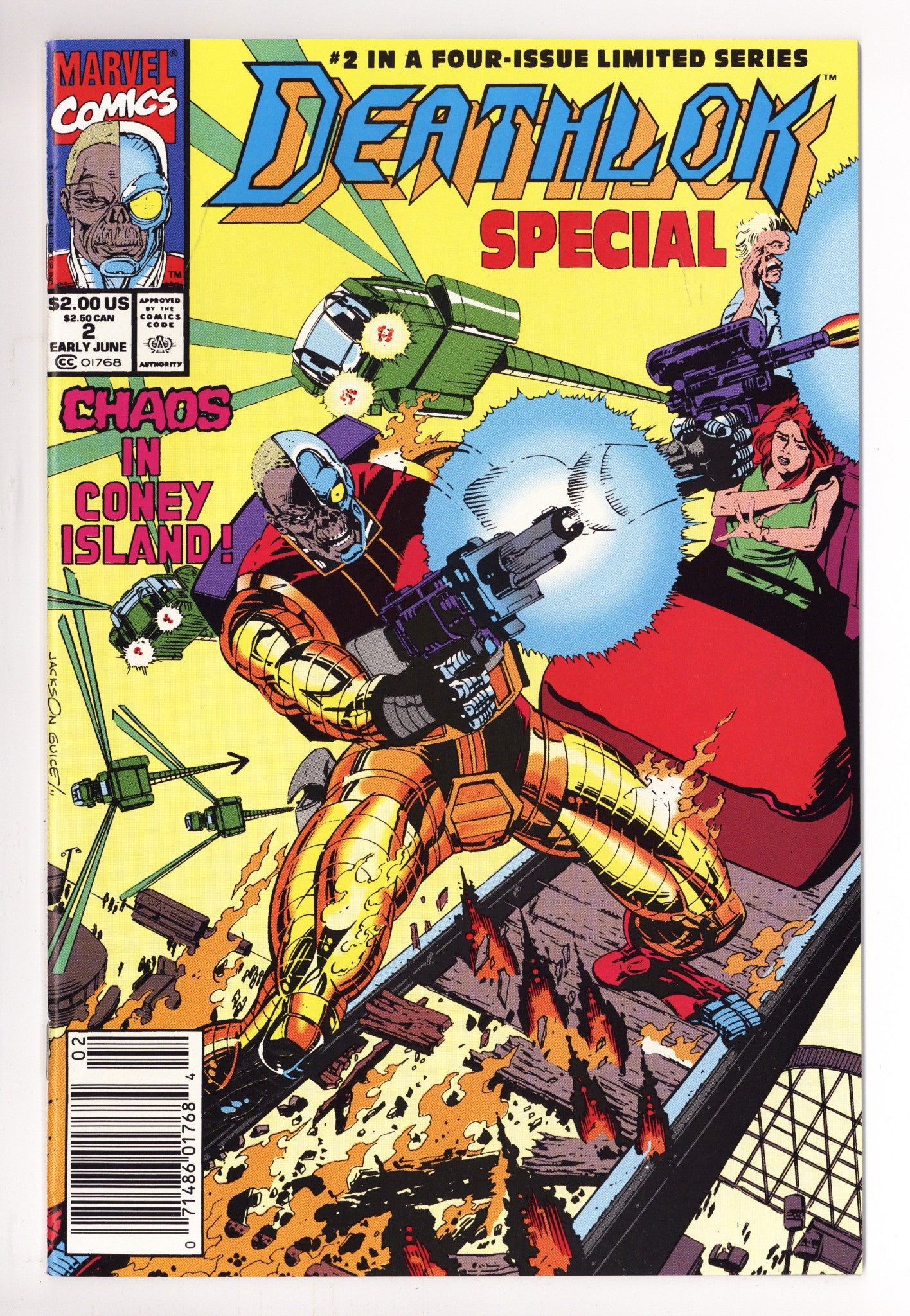 Deathlok Special 2 High Grade (1991) Newsstand 