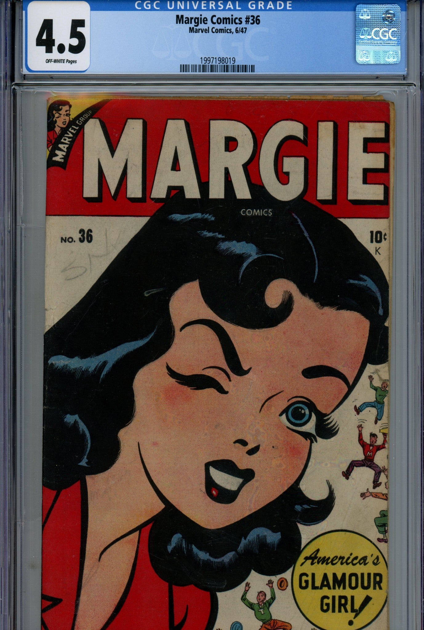 Margie Comics 36 CGC 4.5 (VG+) (1947) 