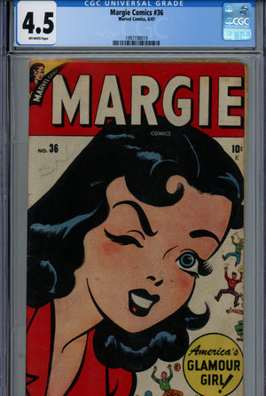 Margie Comics 36 CGC 4.5 (VG+) (1947) 