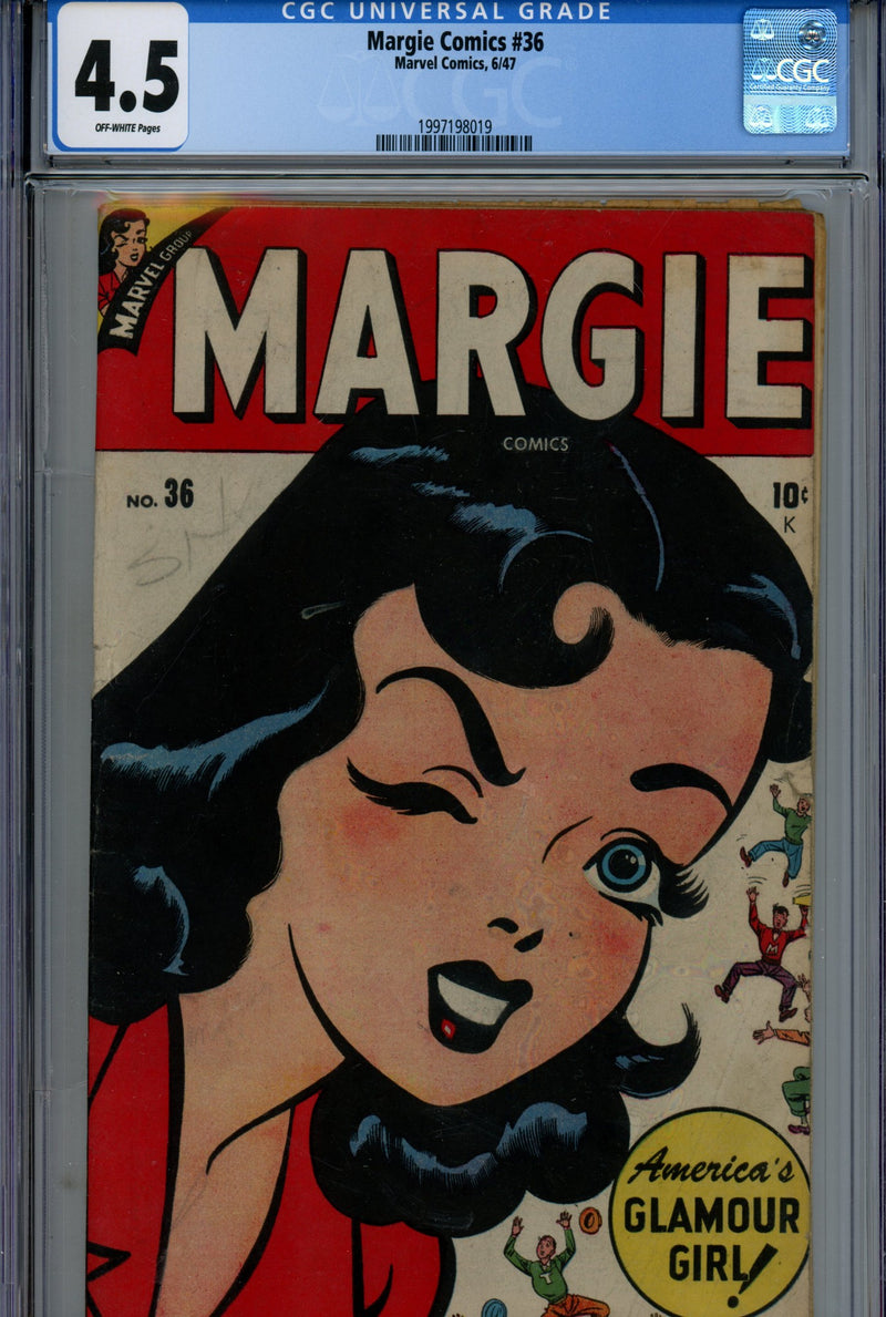 Margie Comics 36 CGC 4.5 (VG+) (1947) 