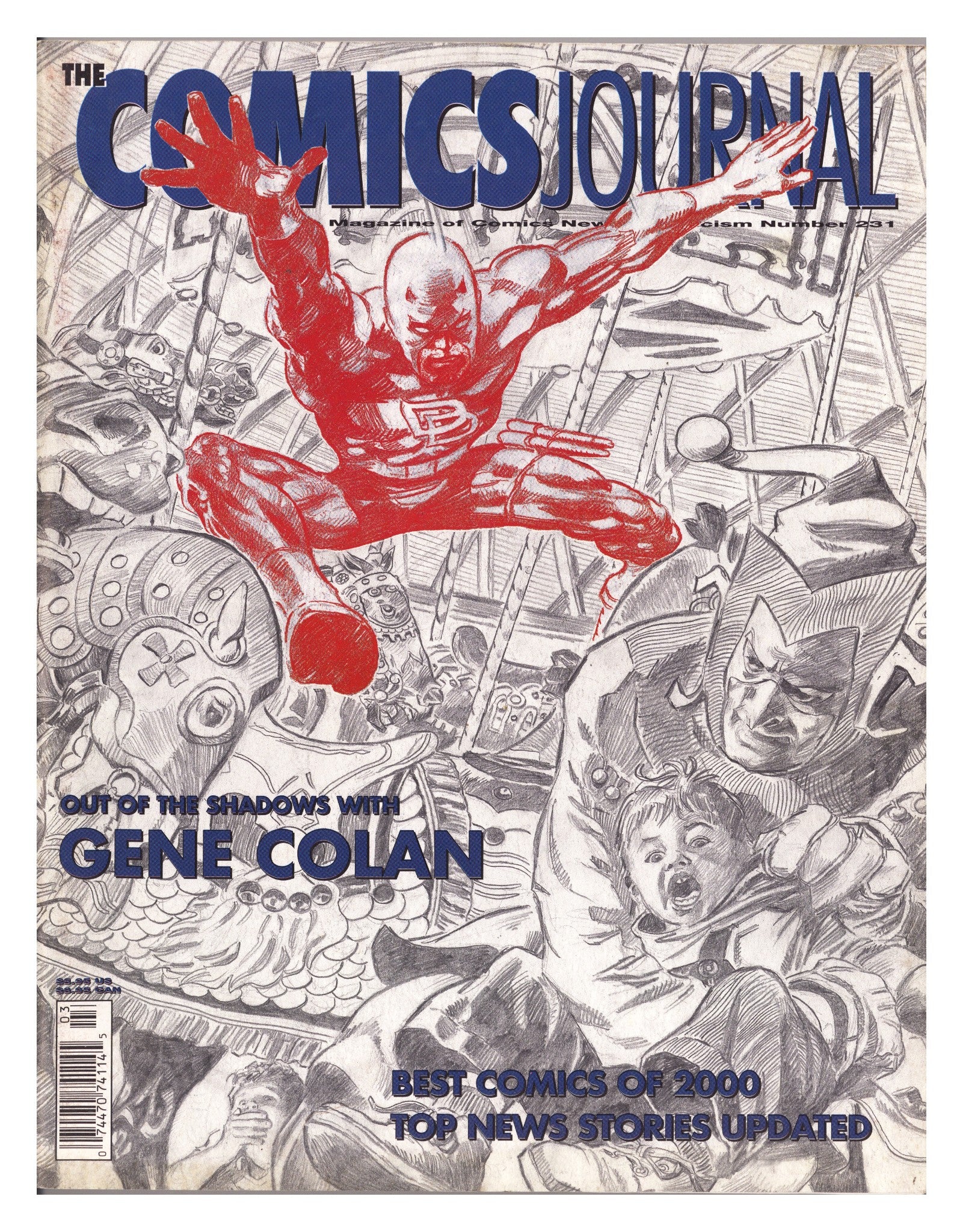 The Comics Journal 231 Low Grade (2001) 