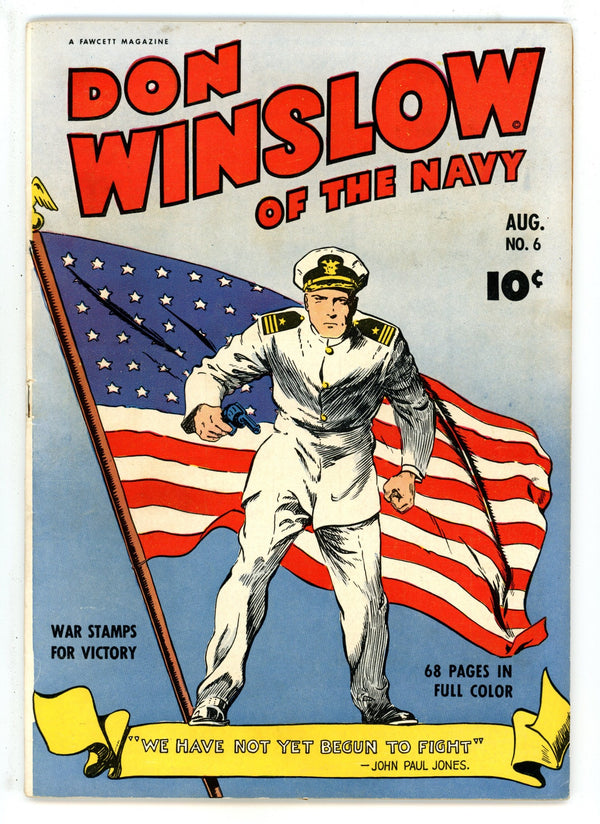 Don Winslow of the Navy 6 FN (6.0) Staple Replaced (1943)