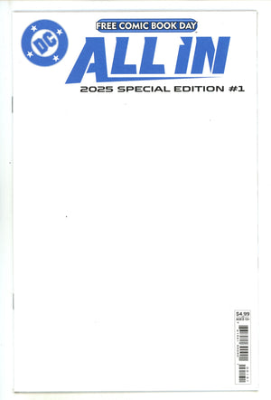 FCBD 2025 - DC All In Absolute Universe 1 Blank Variant (2025)